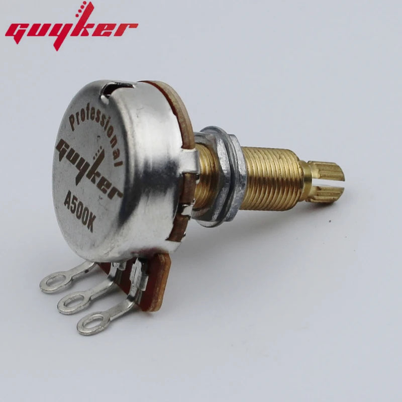 Brass Long Shaft Potentiometer for LP Guitar | Guyker