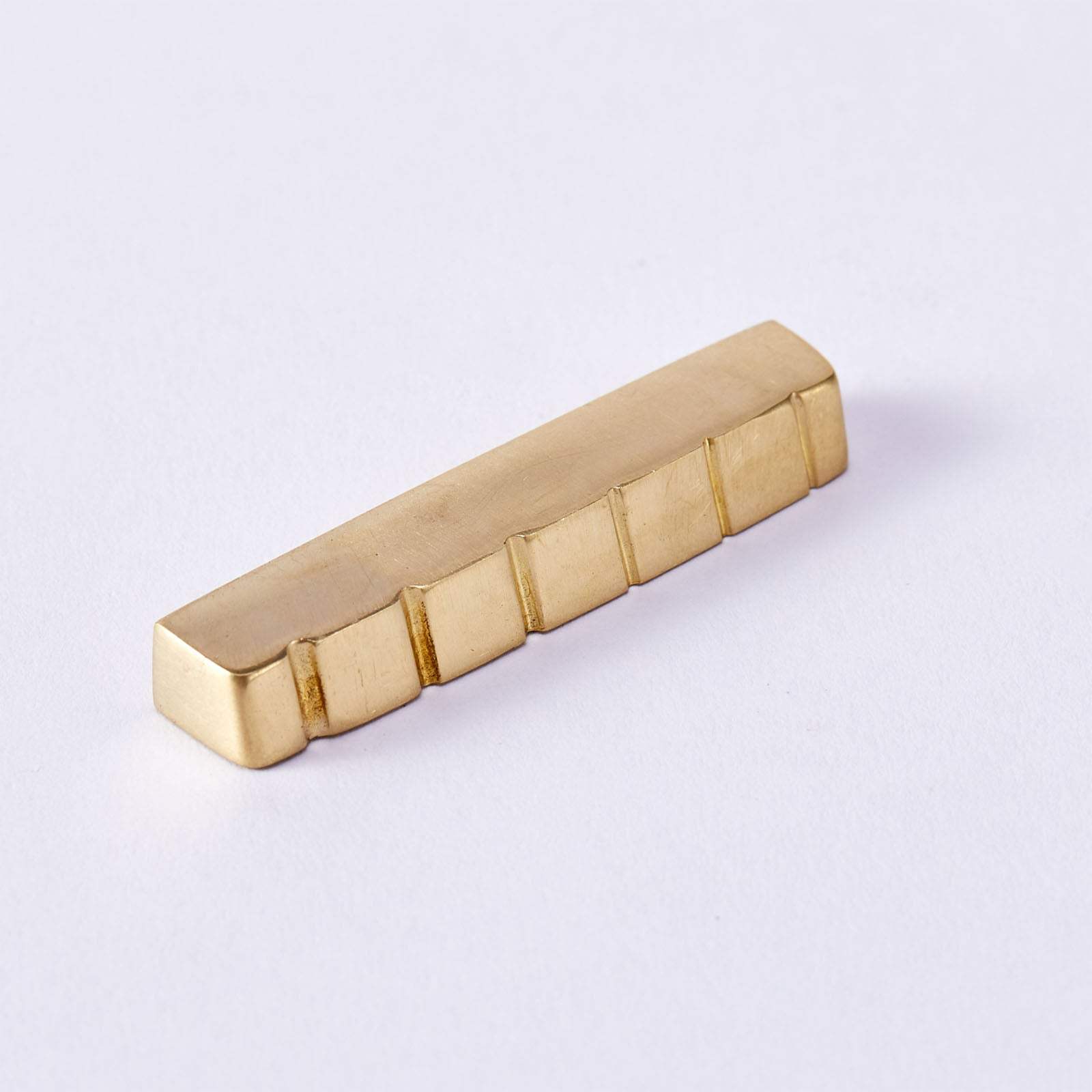 Brass Nut for ST and LP Electric Guitars 43mm Pre-Slotted Guyker