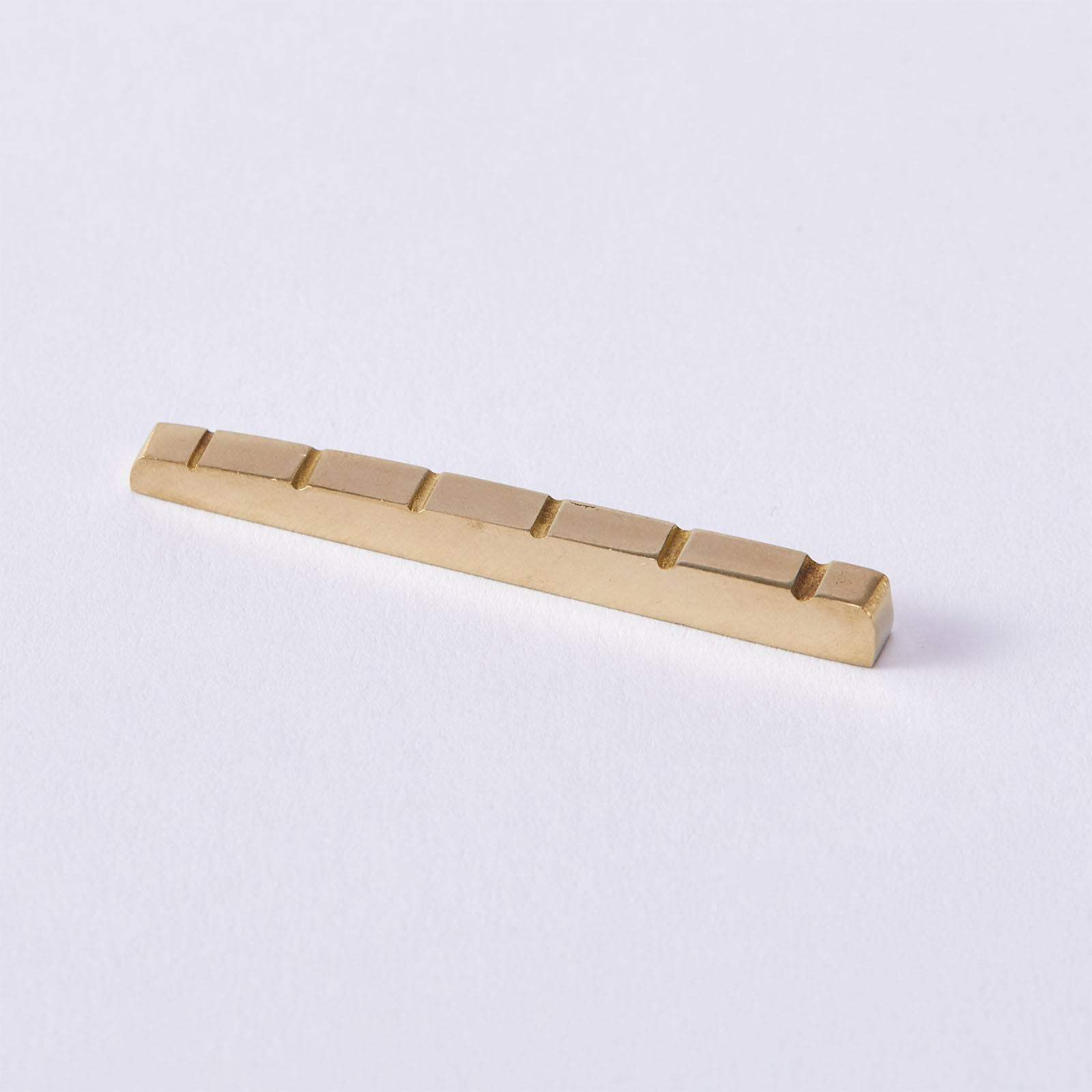 Brass Nut for ST and LP Electric Guitars 43mm Pre-Slotted Guyker