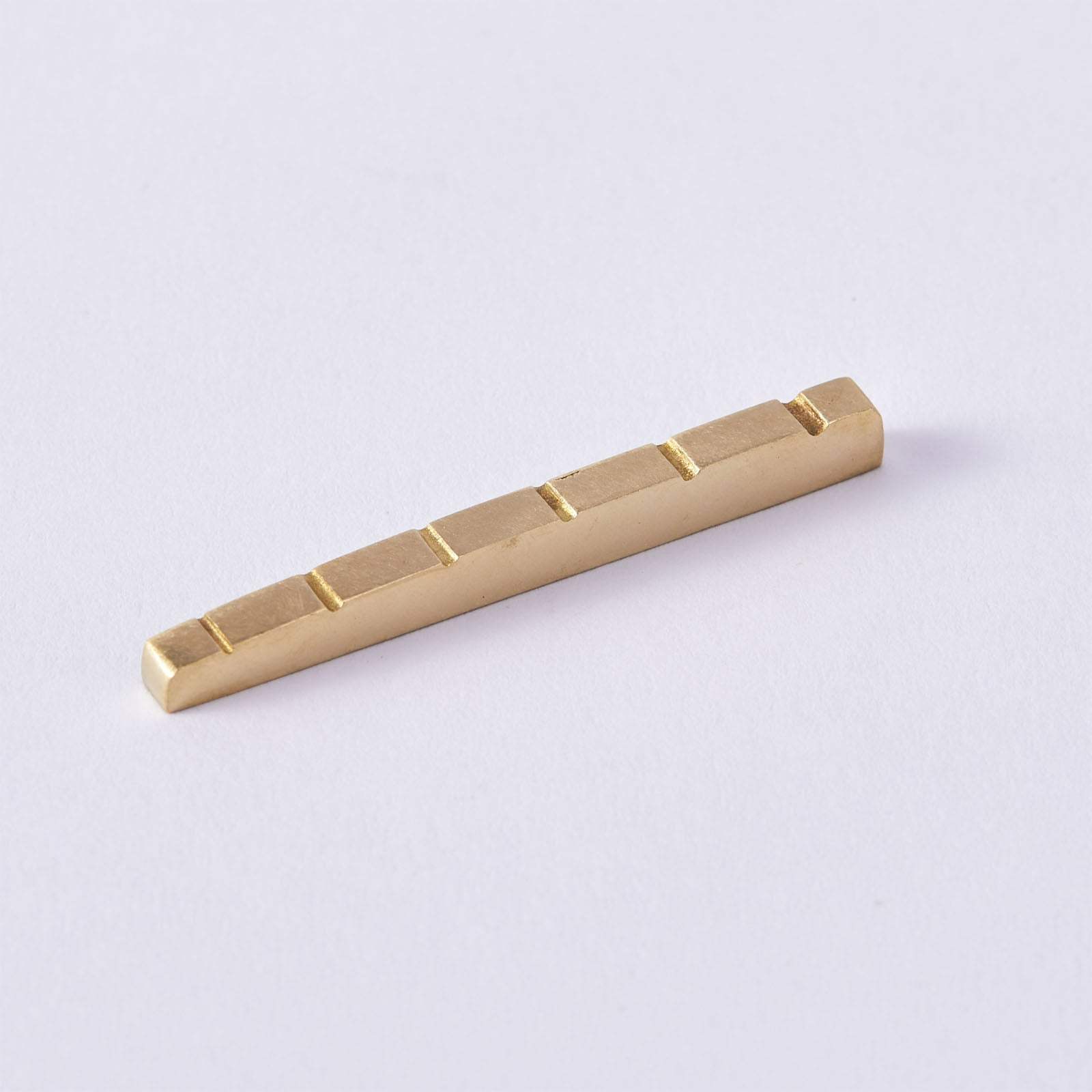 Brass Nut for ST and LP Electric Guitars 43mm Pre-Slotted Guyker