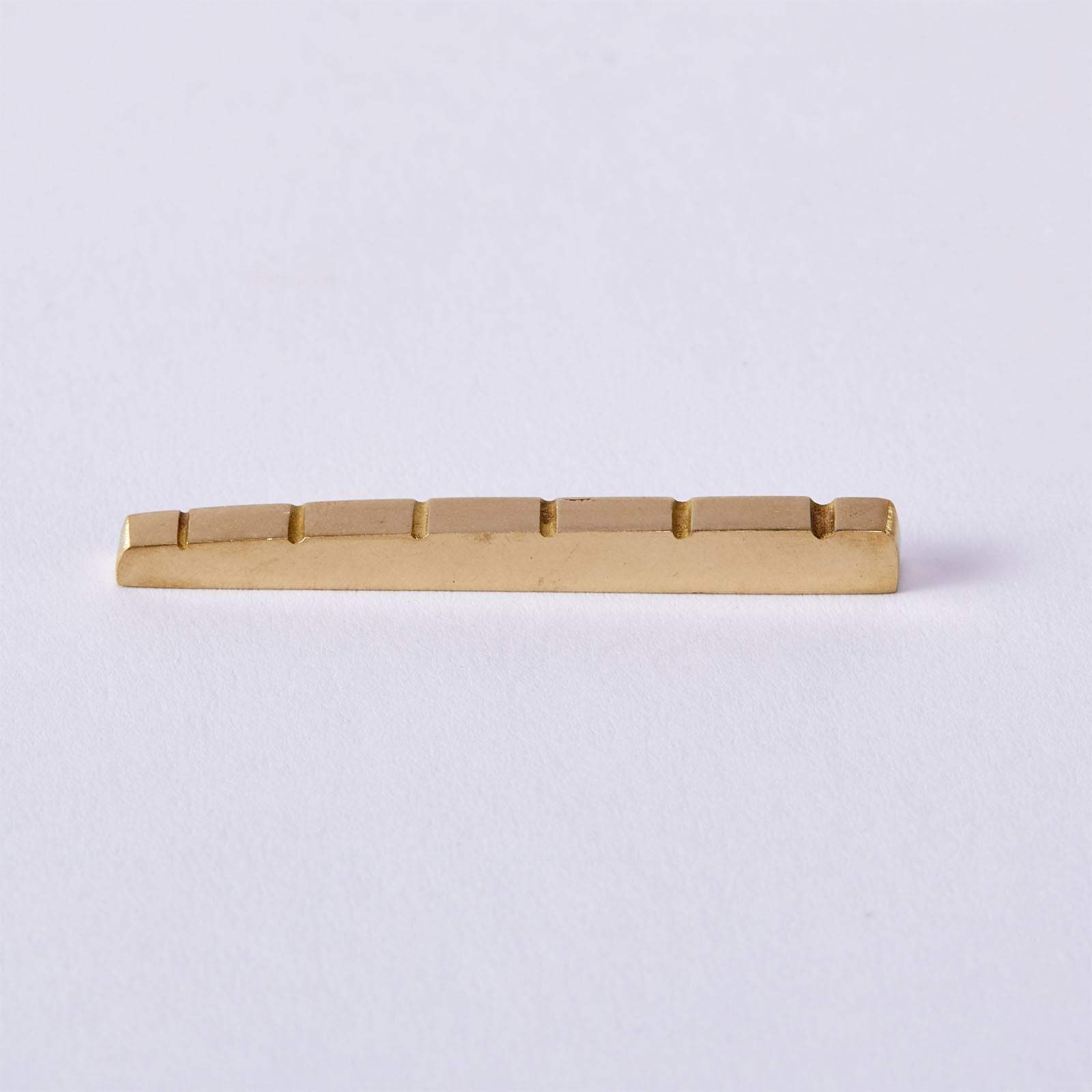 Brass Nut for ST and LP Electric Guitars 43mm Pre-Slotted Guyker