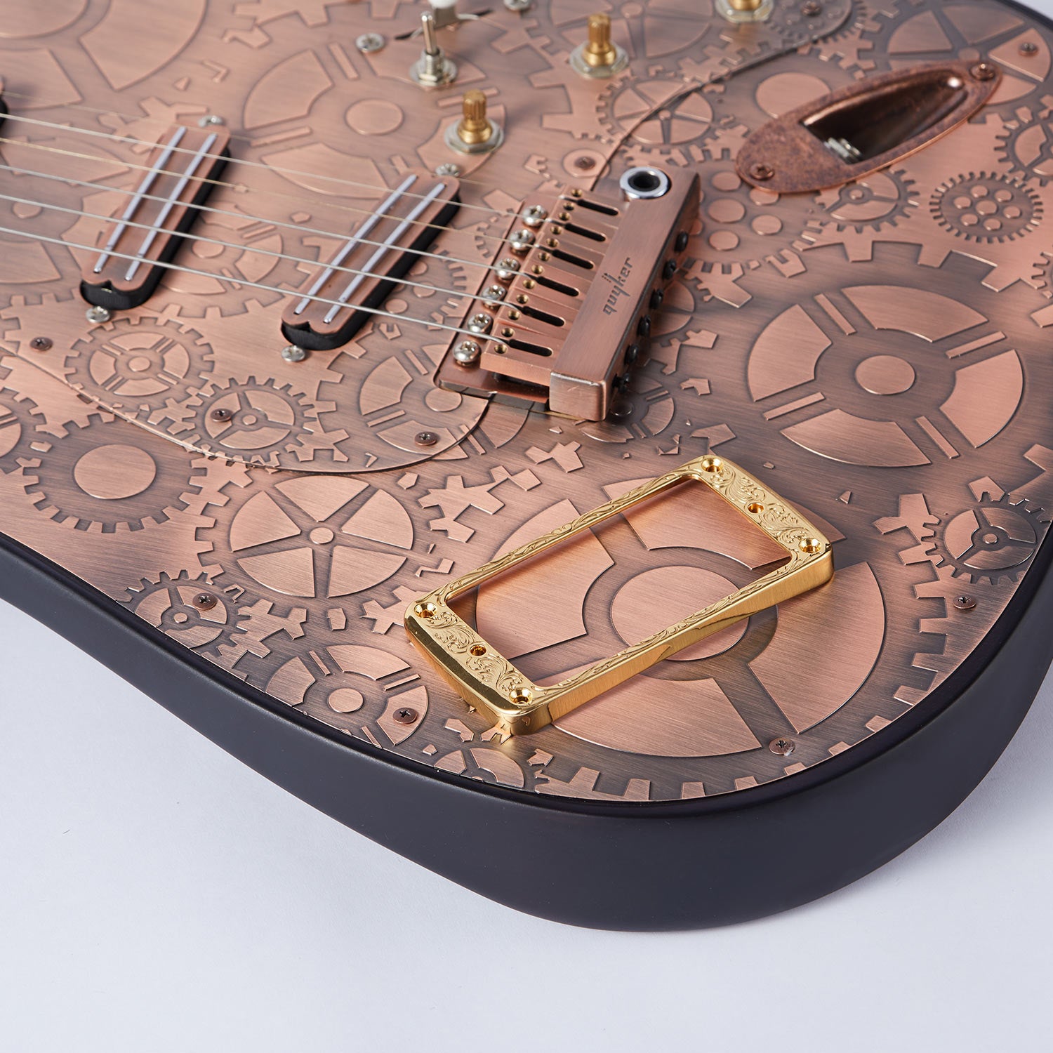 A sturdy and adaptable pickup frame engineered for various electric guitar styles.