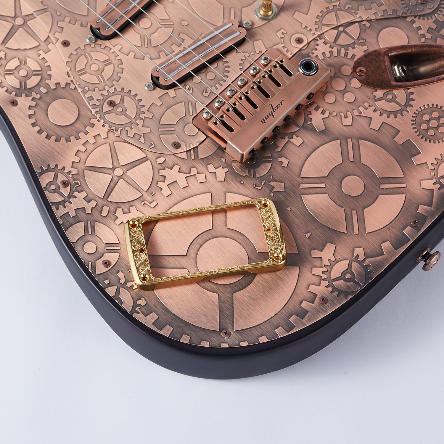 A sturdy and adaptable pickup frame engineered for various electric guitar styles.