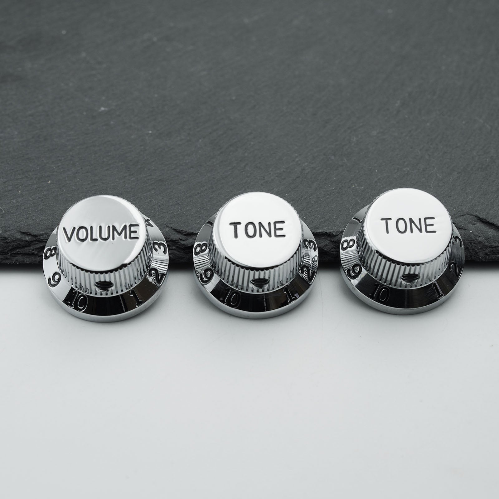 CKB032 Aluminum Alloy Control Knobs Dia. 6.3 for Guitar & Bass