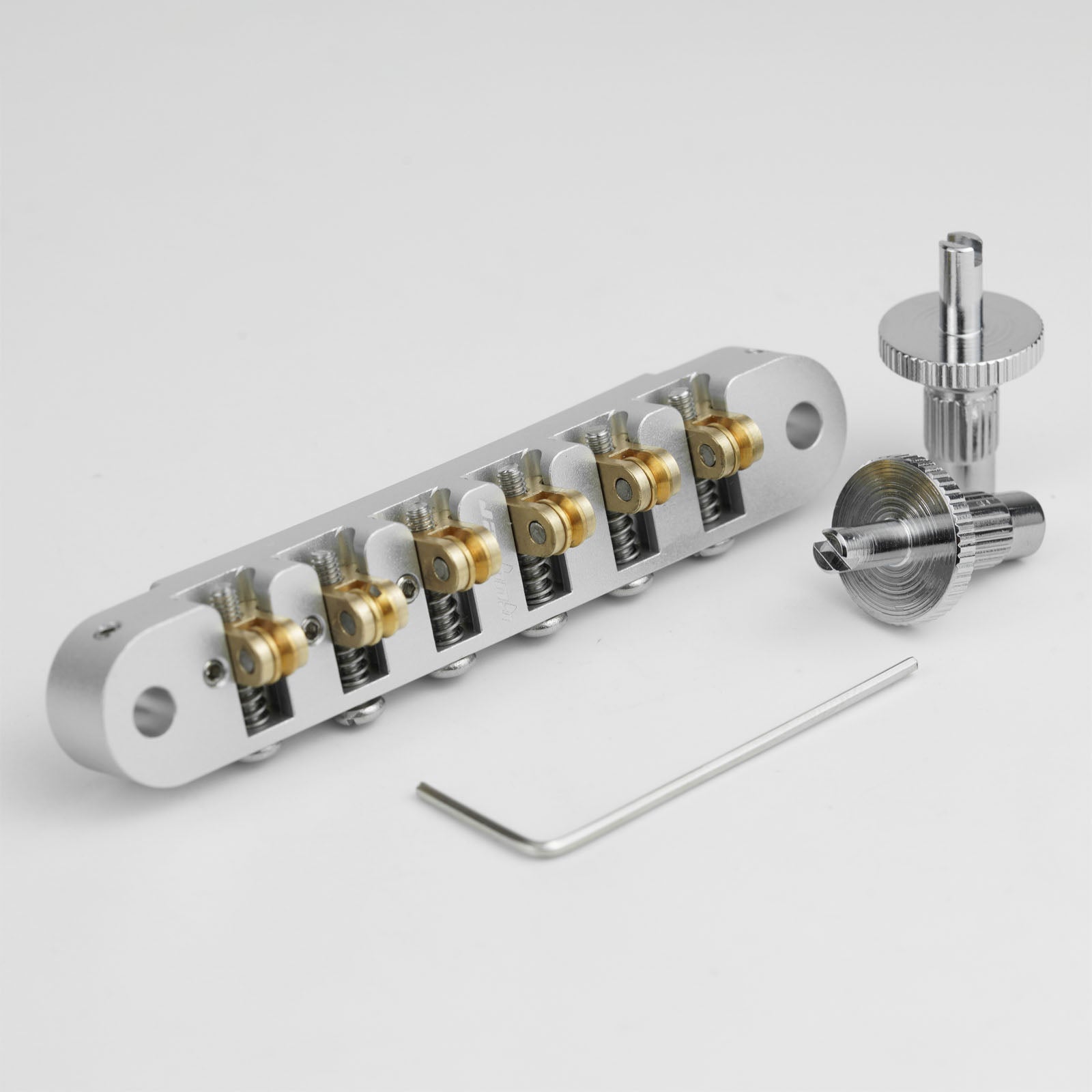 CNC Machined Adjustable Locking Roller Bridge Zinc Alloy Body Brass Rollers