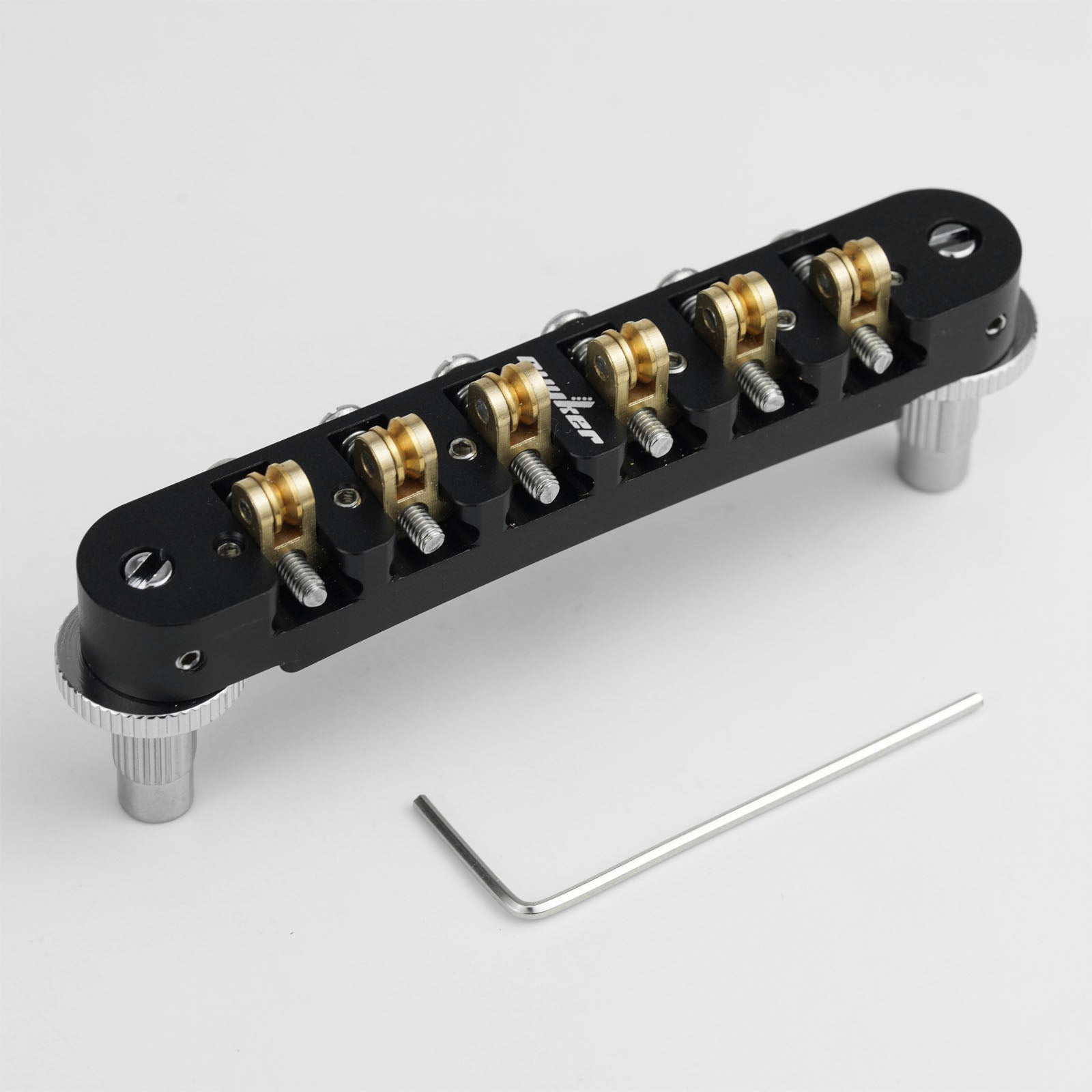 CNC Machined Adjustable Locking Roller Bridge Zinc Alloy Body Brass Rollers