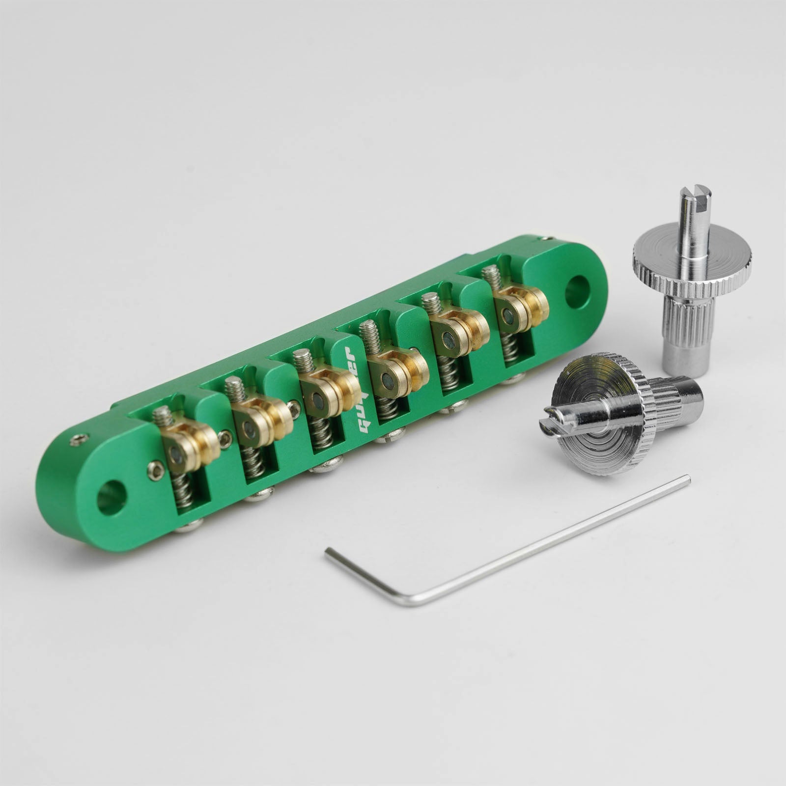 CNC Machined Adjustable Locking Roller Bridge Zinc Alloy Body Brass Rollers