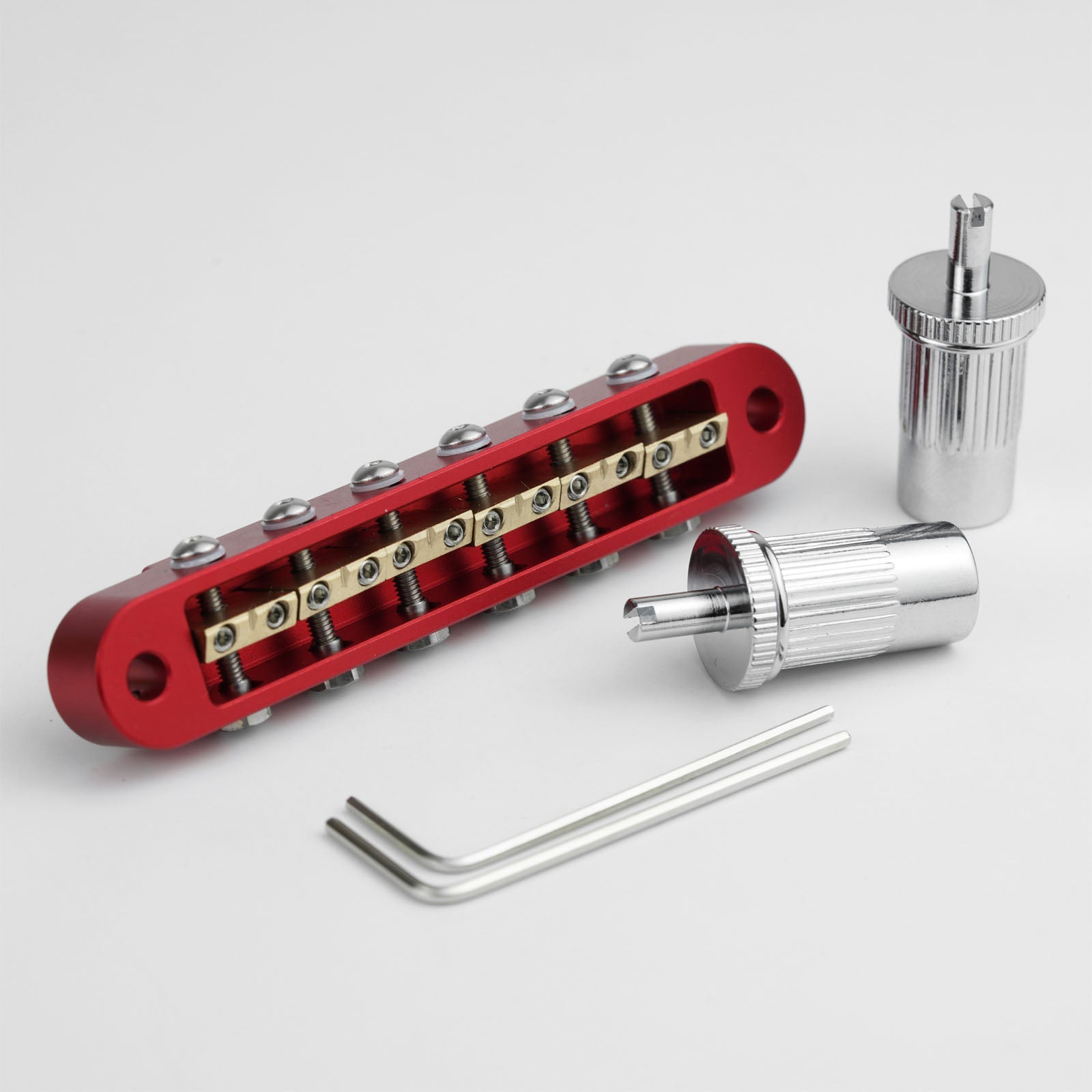 CNC Machined Adjustable Tune-O-Matic Style Guitar Bridge Guyker