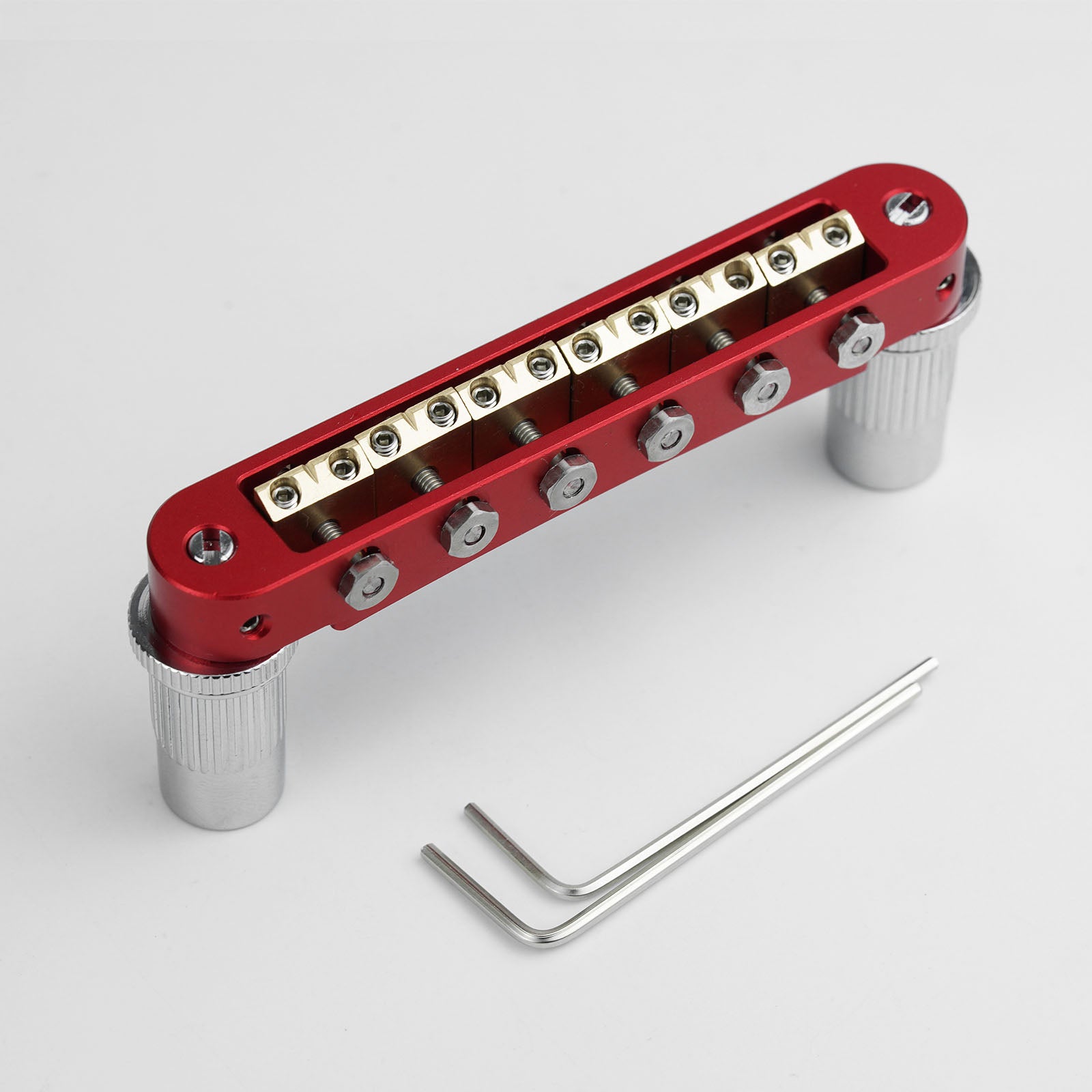 CNC Machined Adjustable Tune-O-Matic Style Guitar Bridge Guyker