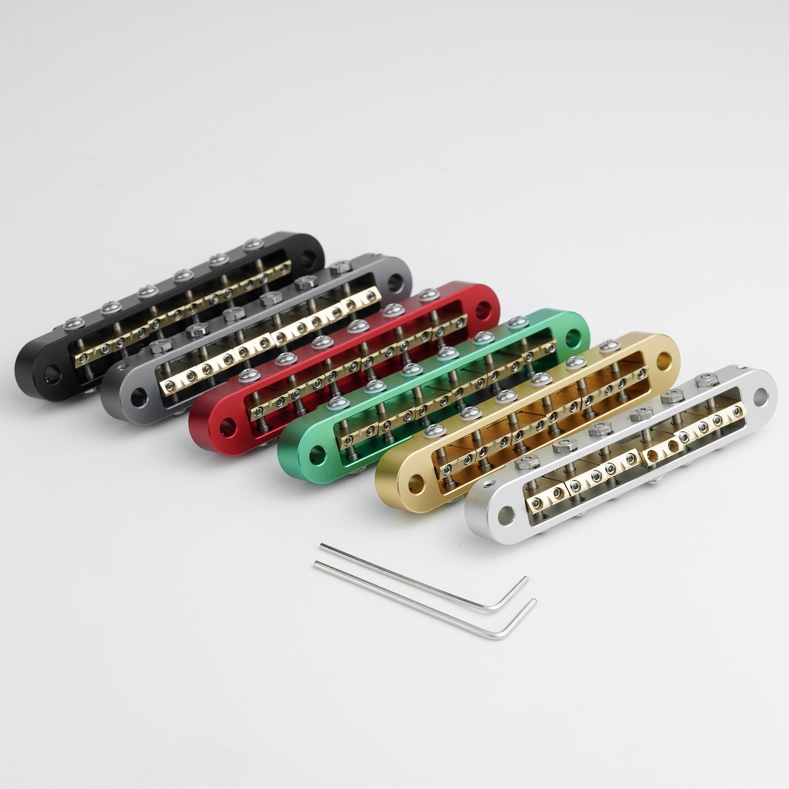 CNC Machined Adjustable Tune-O-Matic Style Guitar Bridge Guyker