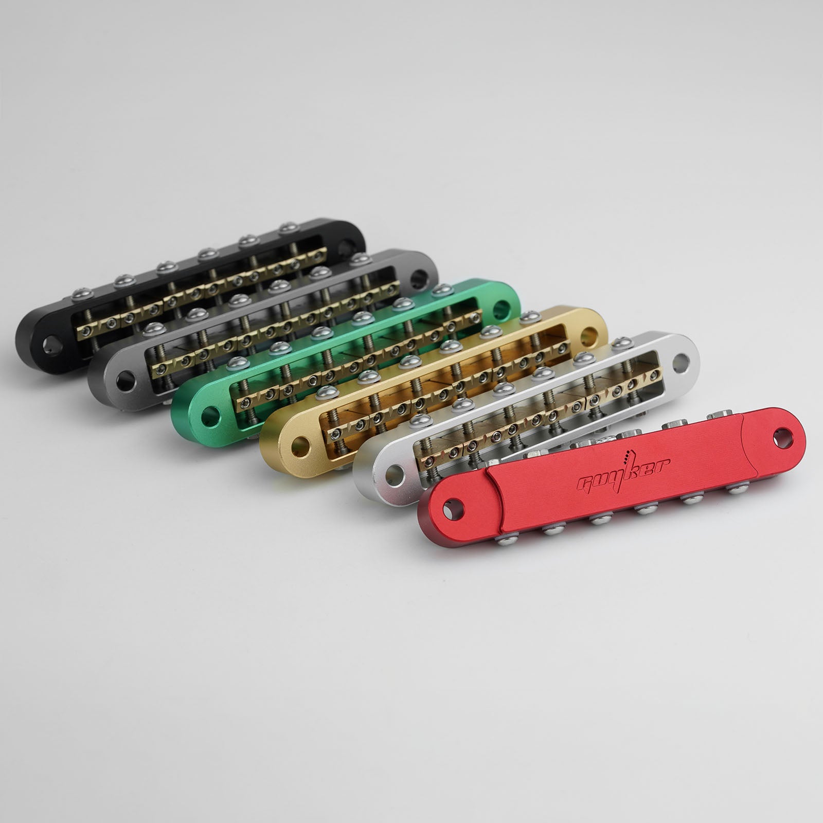 CNC Machined Adjustable Tune-O-Matic Style Guitar Bridge Guyker