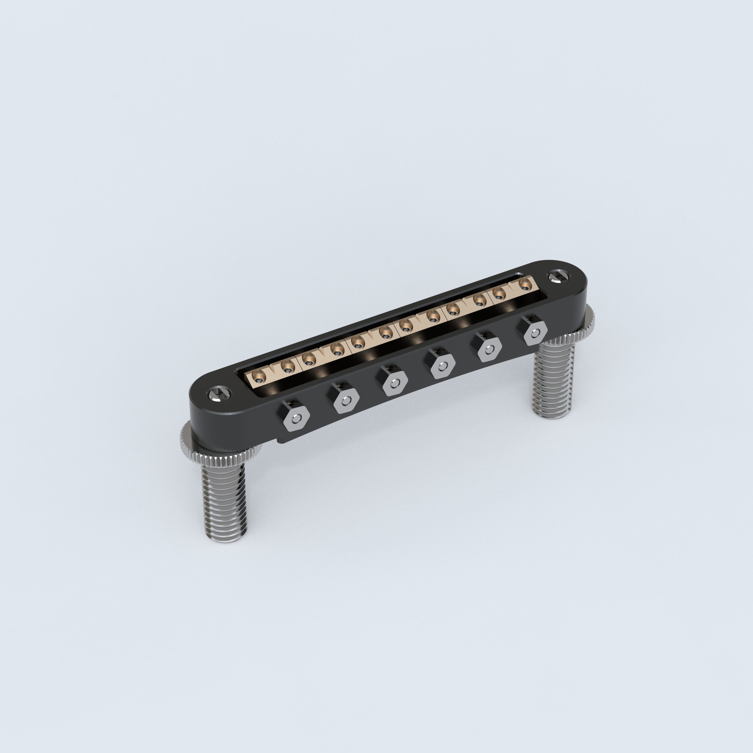 CNC Machined Adjustable Tune-O-Matic Style Guitar Bridge Guyker