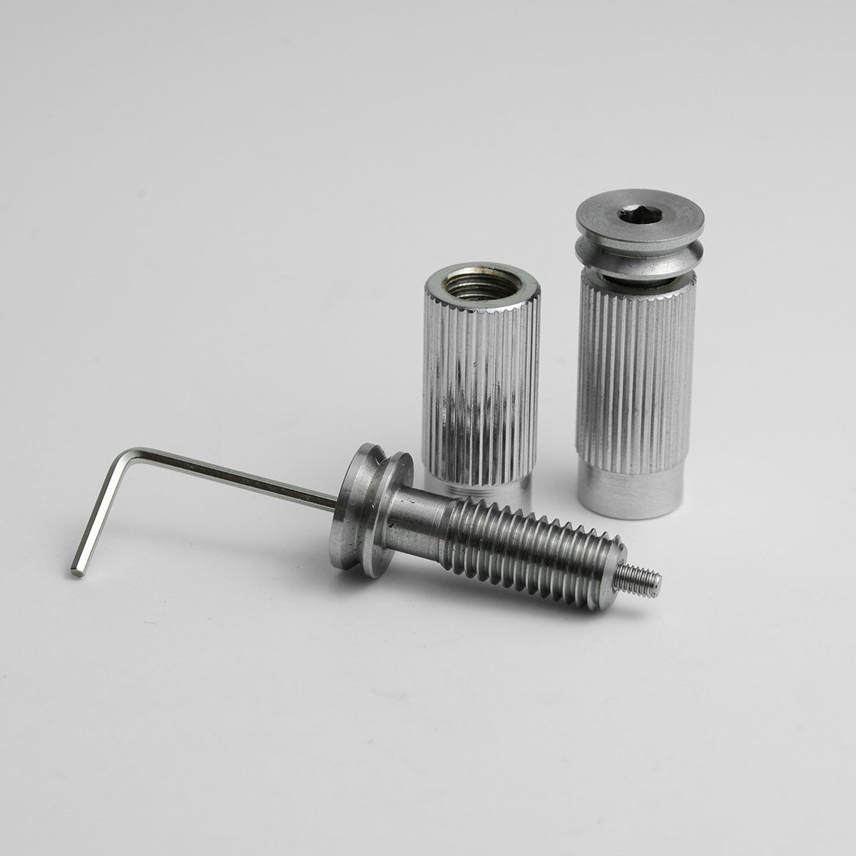 CNC Machined Aluminum Alloy TOM Guitar Bridge With Brass Saddles Guyker