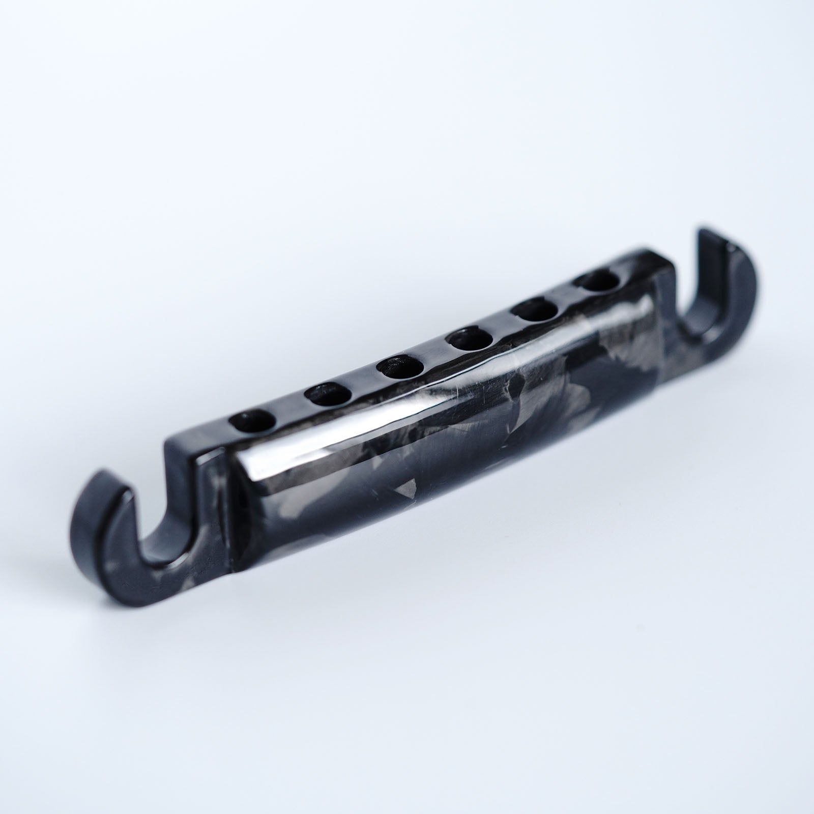 Carbon Fiber Tune-O-Matic Tailpiece Stop Bar with Studs for Electric Guitar