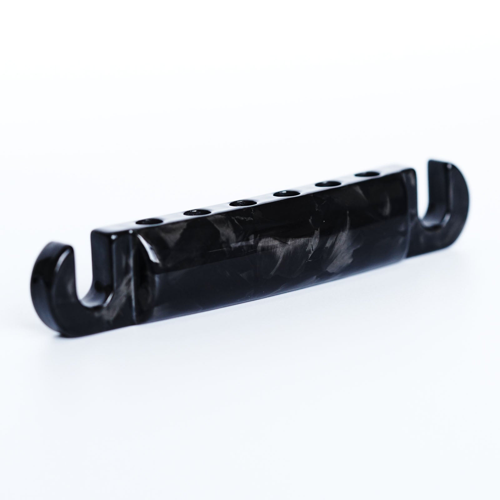 Carbon Fiber Tune-O-Matic Tailpiece Stop Bar with Studs for Electric Guitar Guyker