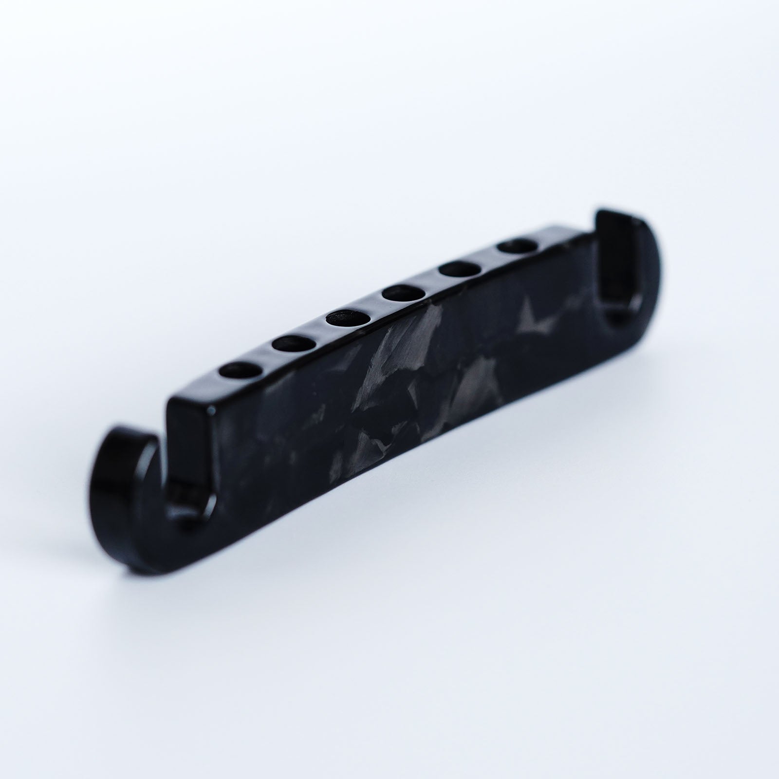 Carbon Fiber Tune-O-Matic Tailpiece Stop Bar with Studs for Electric Guitar Guyker