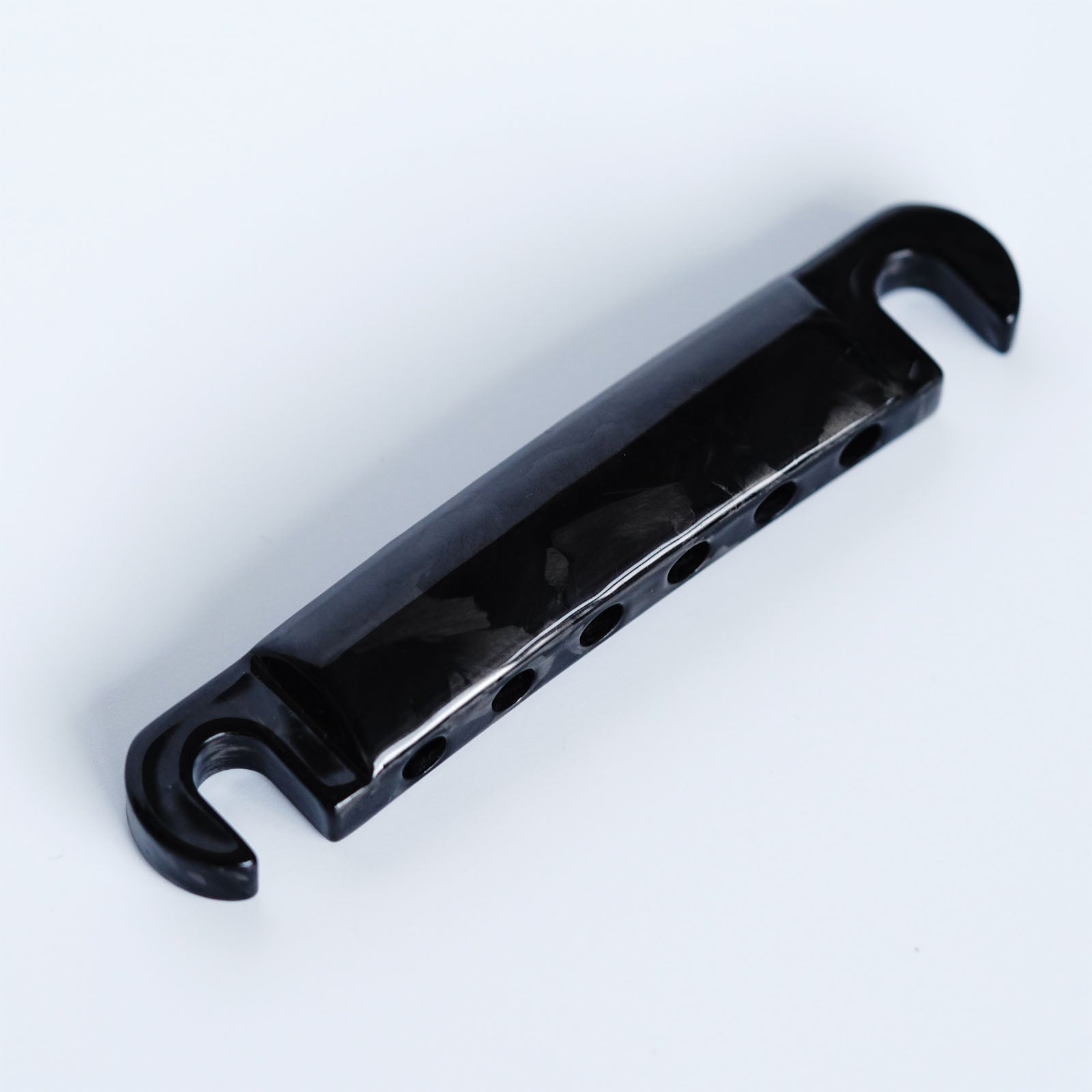 Carbon Fiber Tune-O-Matic Tailpiece Stop Bar with Studs for Electric Guitar Guyker