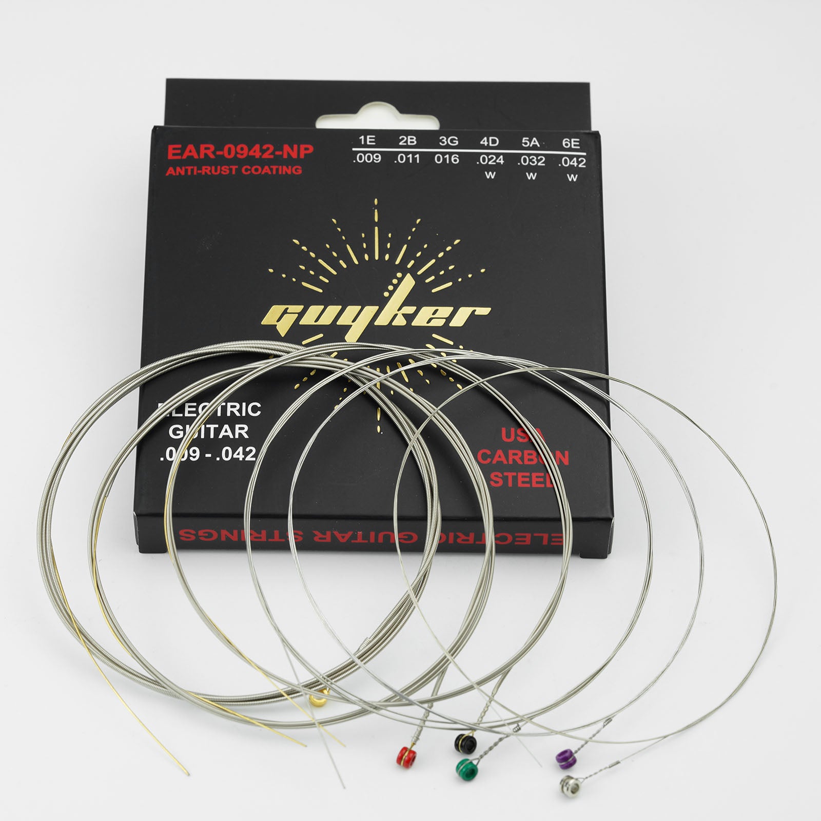 Carbon Steel Strings Set For Electric Guitar EAR-0942/1046 Guyker