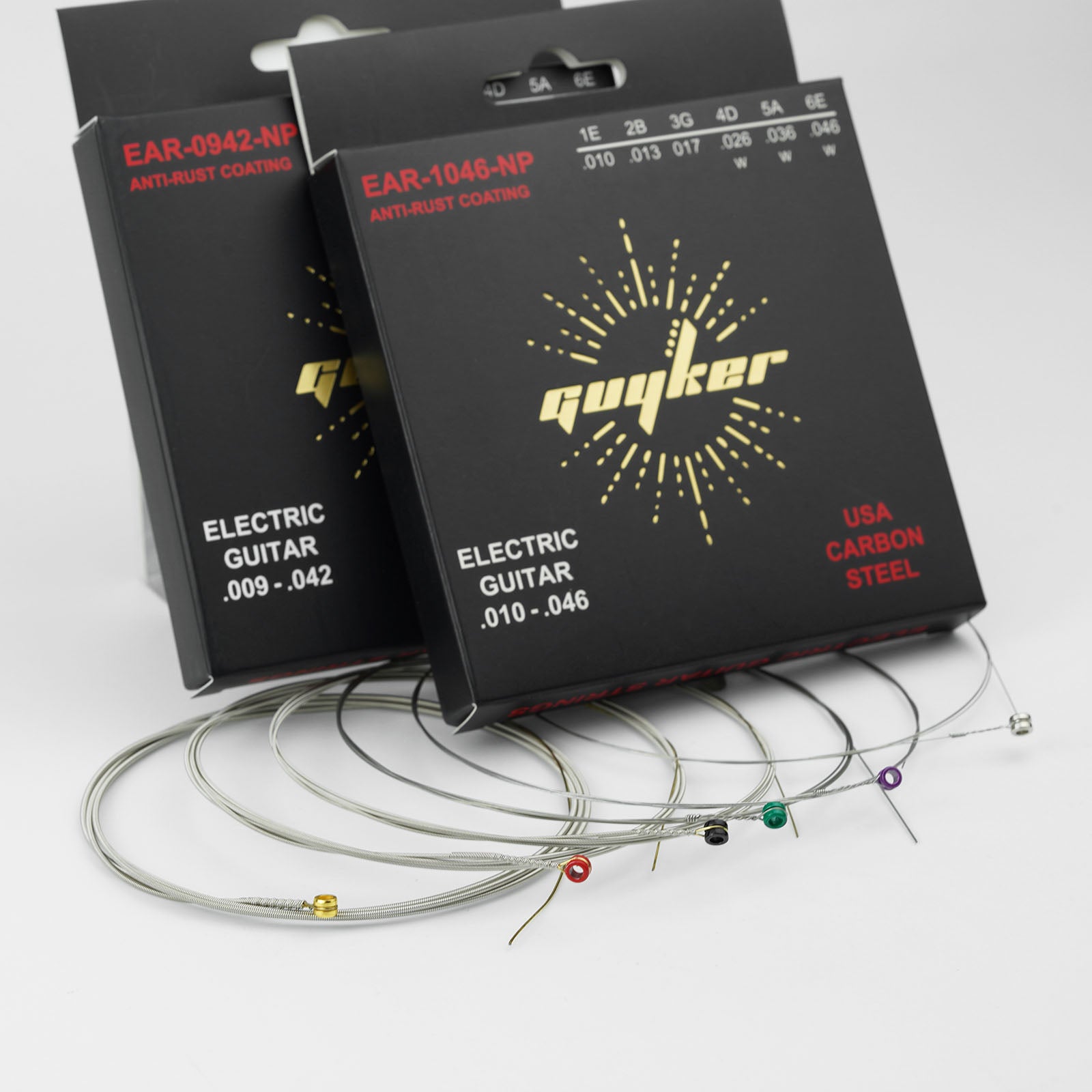 Carbon Steel Strings Set For Electric Guitar EAR-0942/1046 Guyker