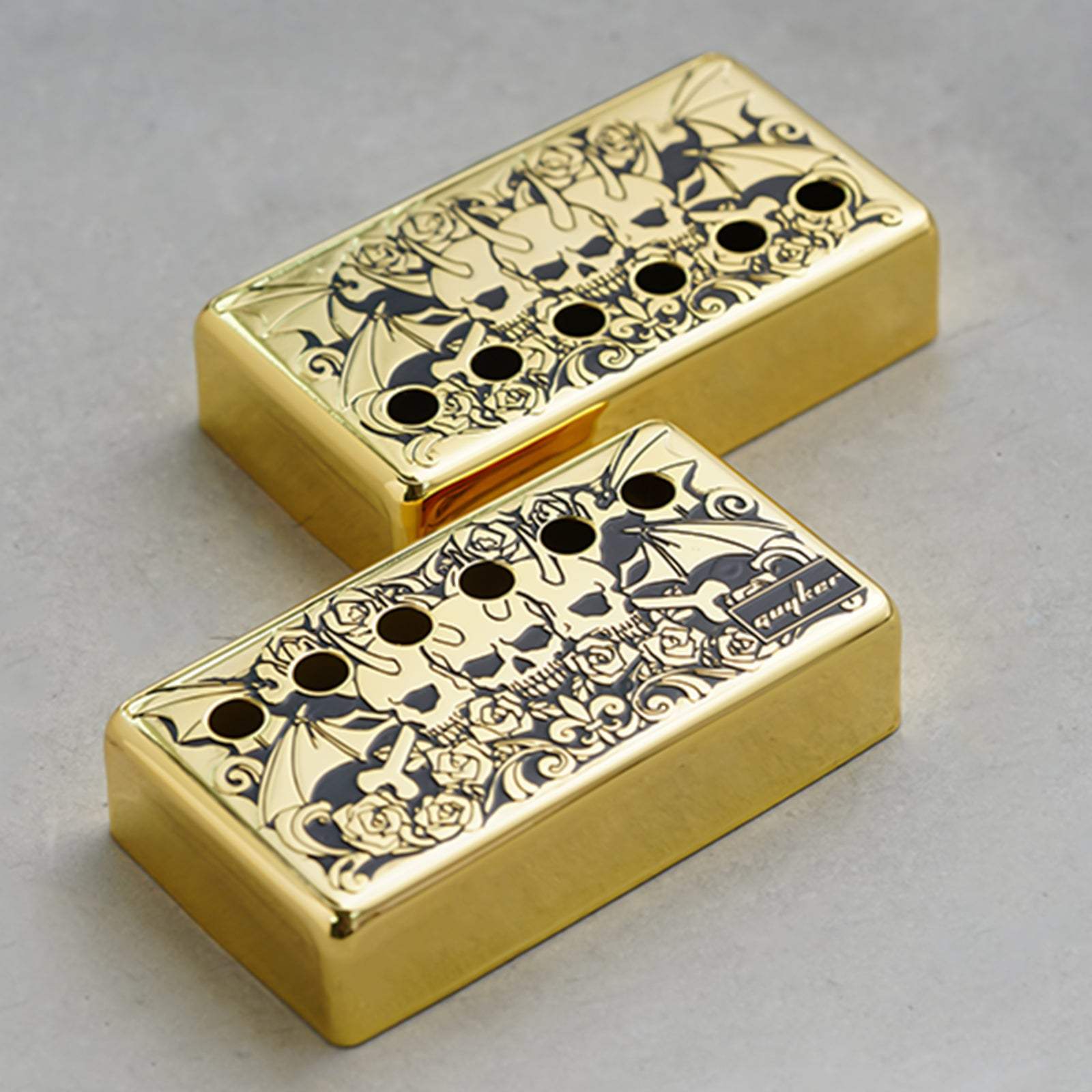 Cupronickel Humbucker Pickup Covers Set for LP Guitars | Guyker