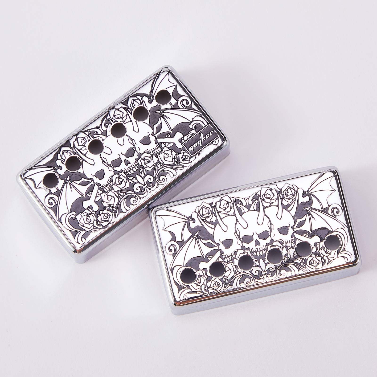 Cupronickel Humbucker Pickup Covers Set for LP Guitars | Guyker