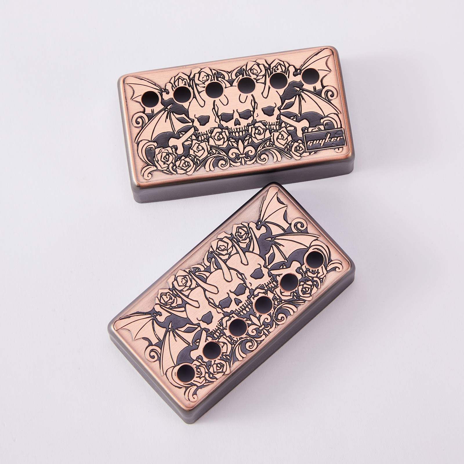 Cupronickel Humbucker Pickup Covers Set for LP Guitars | Guyker