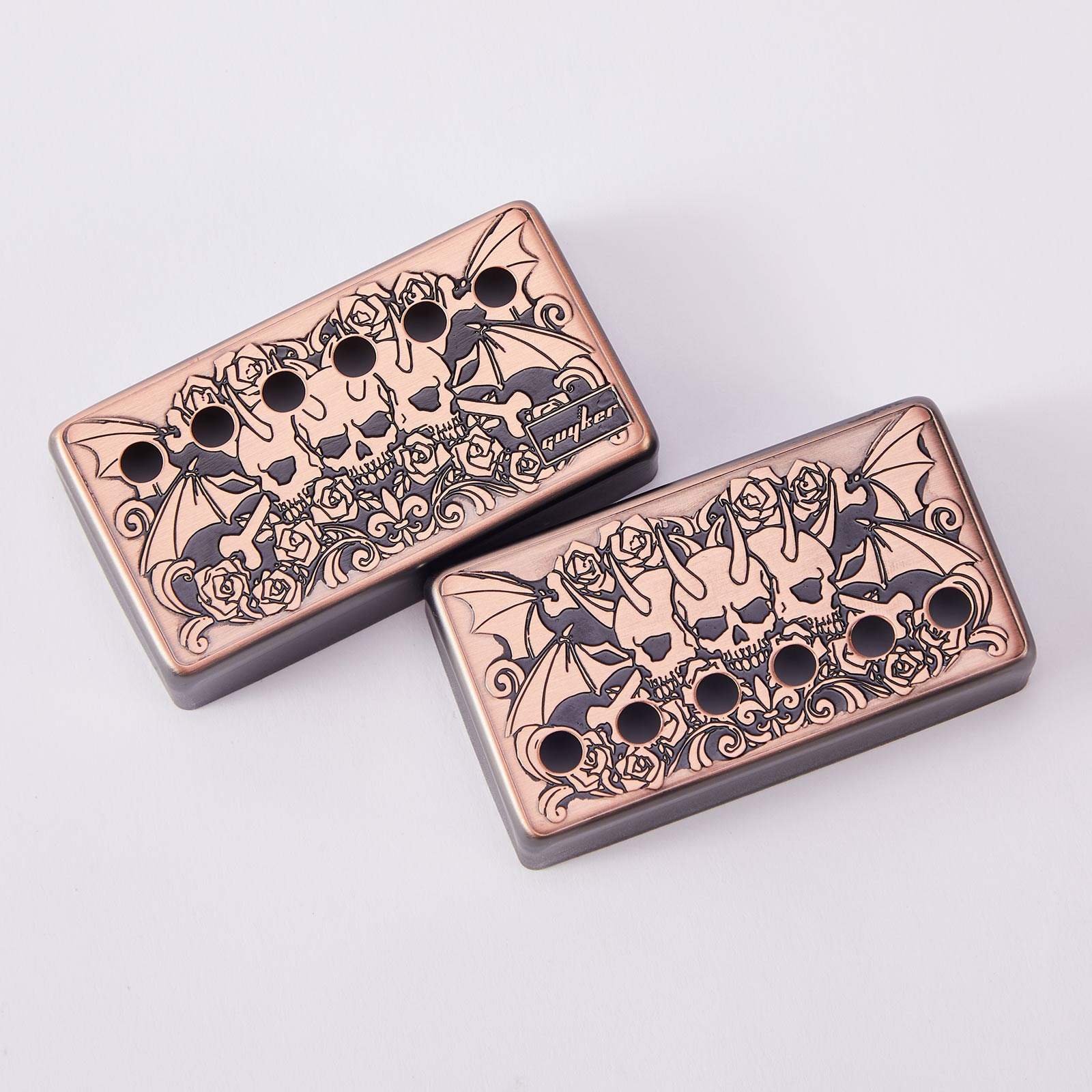 Cupronickel Humbucker Pickup Covers Set for LP Guitars | Guyker
