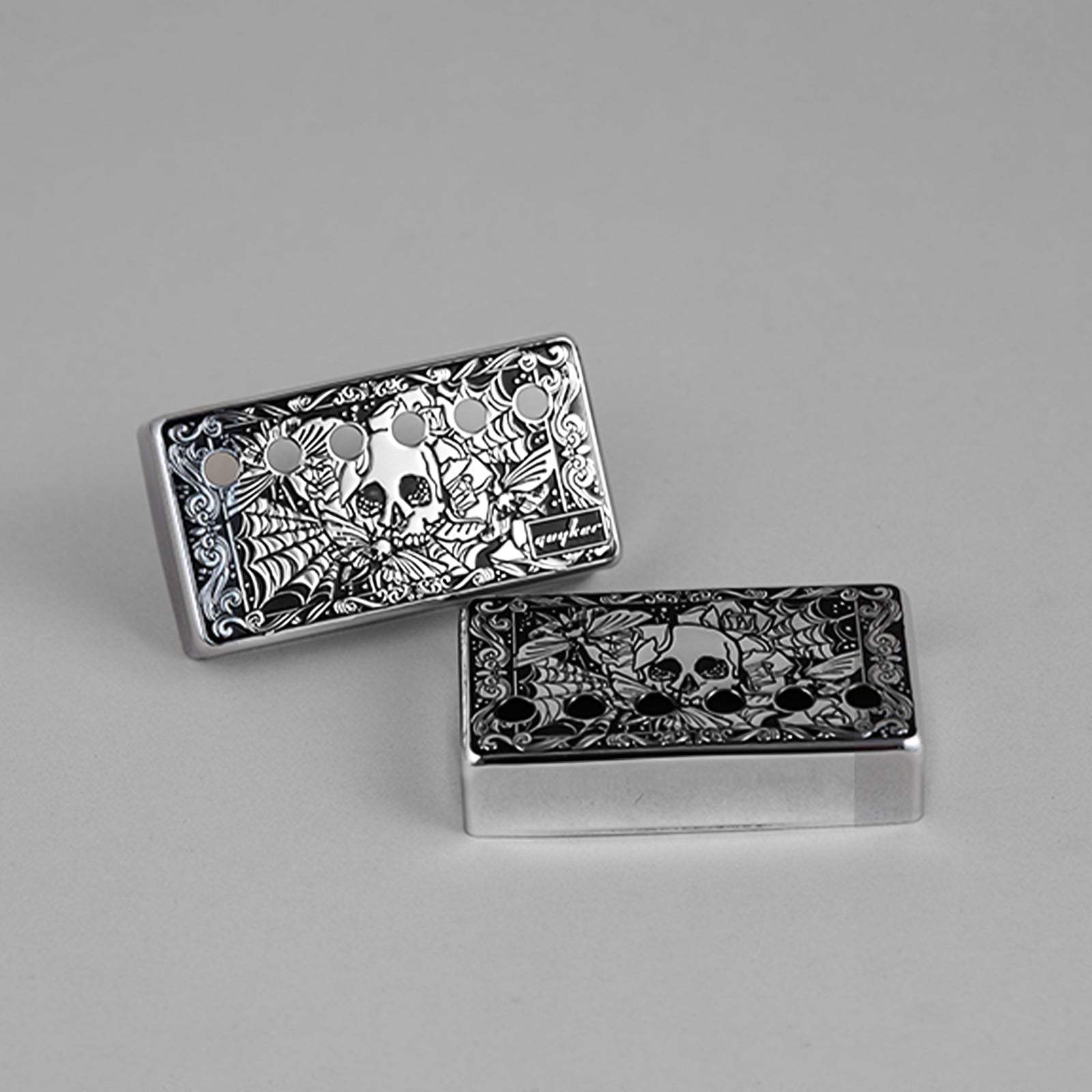 Cupronickel Humbucker Pickup Covers Set for LP Guitars | Guyker