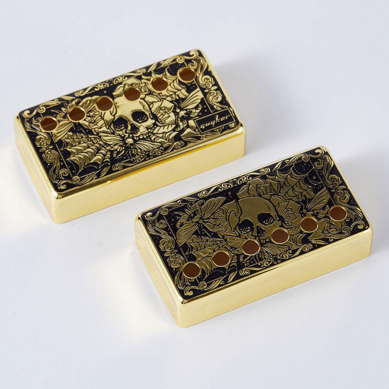 Cupronickel Humbucker Pickup Covers for LP Guitars | Guyker