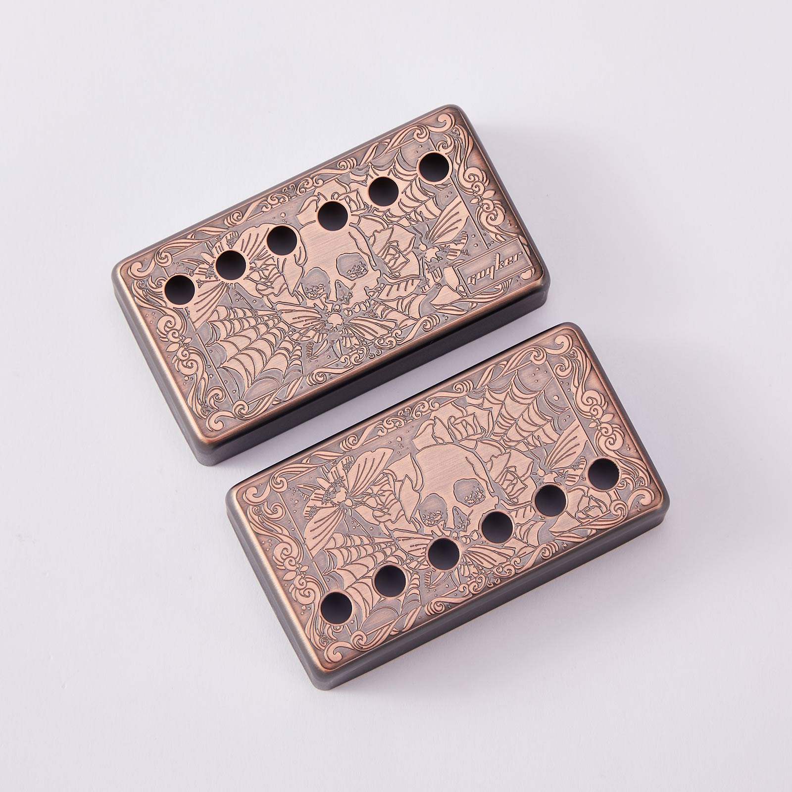 Cupronickel Humbucker Pickup Covers for LP Guitars | Guyker