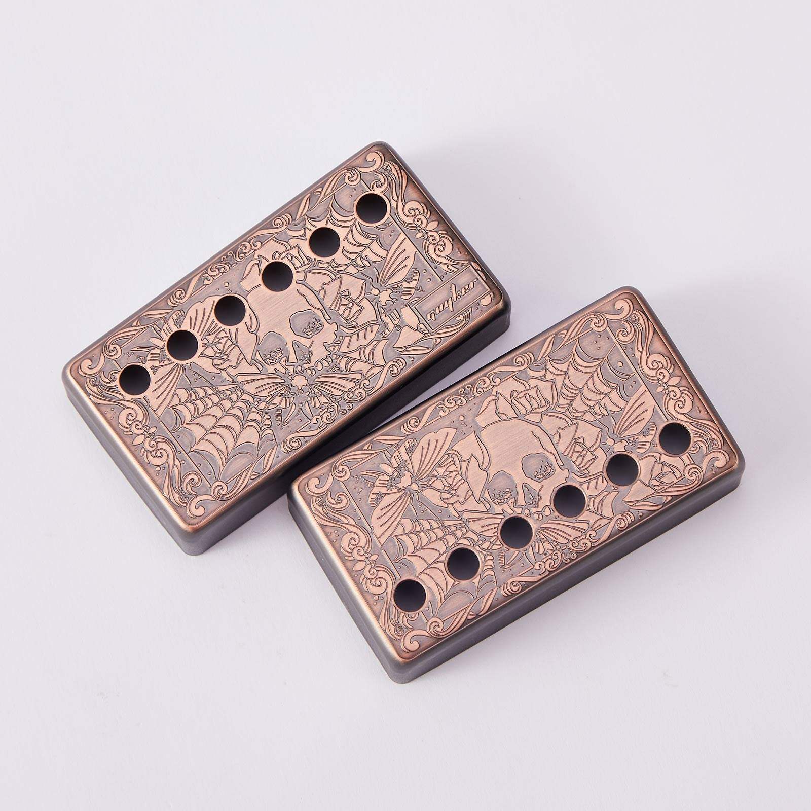 Cupronickel Humbucker Pickup Covers for LP Guitars | Guyker