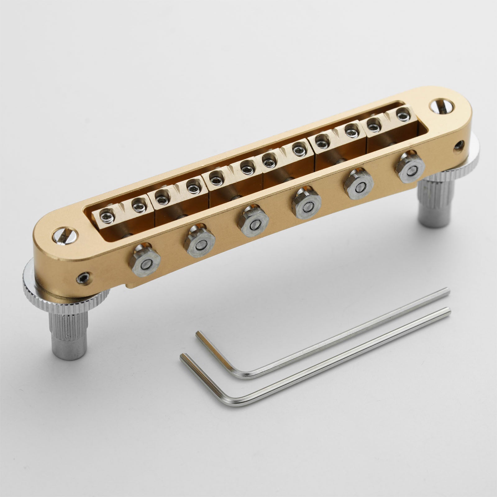Guyker GMA-009B CNC Machined Adjustable Tune-O-Matic Style Guitar Bridge