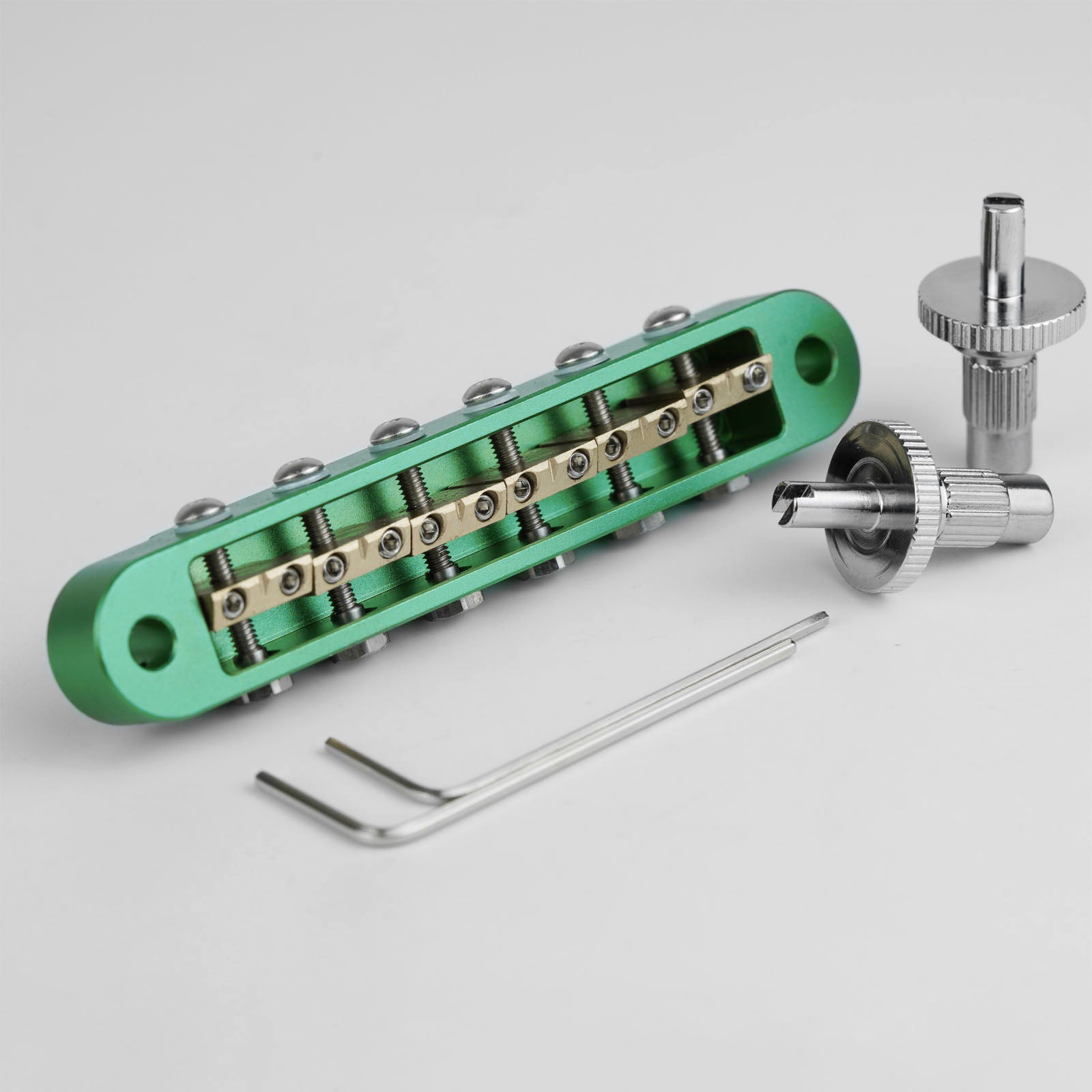 Guyker GMA-009B CNC Machined Adjustable Tune-O-Matic Style Guitar Bridge