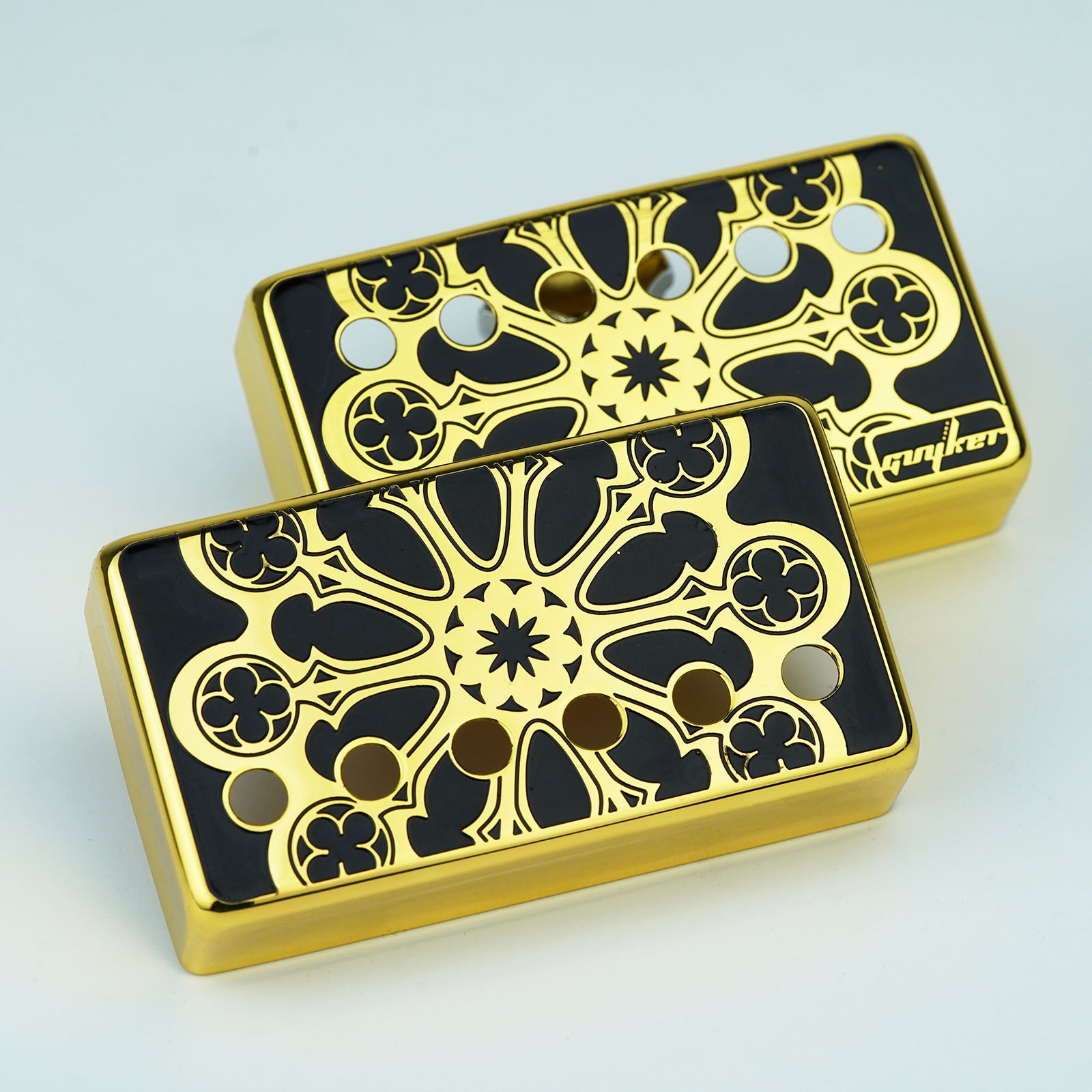 Set Copribobine per Chitarra Humbucker Fresco da 50-52MM in Materiale Cupronickel