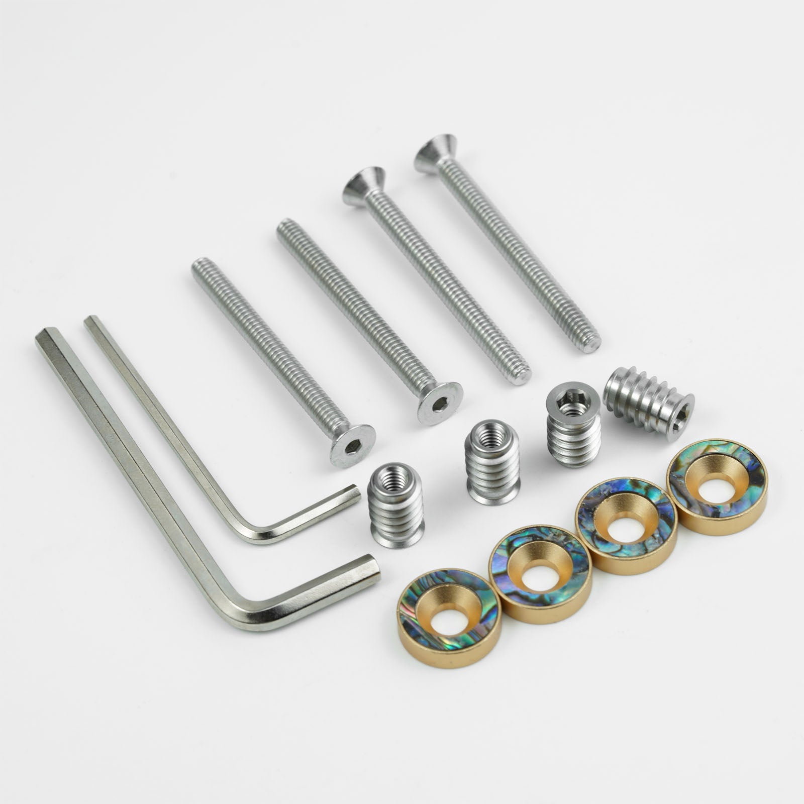 Guyker GN-011 Bolt-On Neck Mounting Screw & Bushing Set