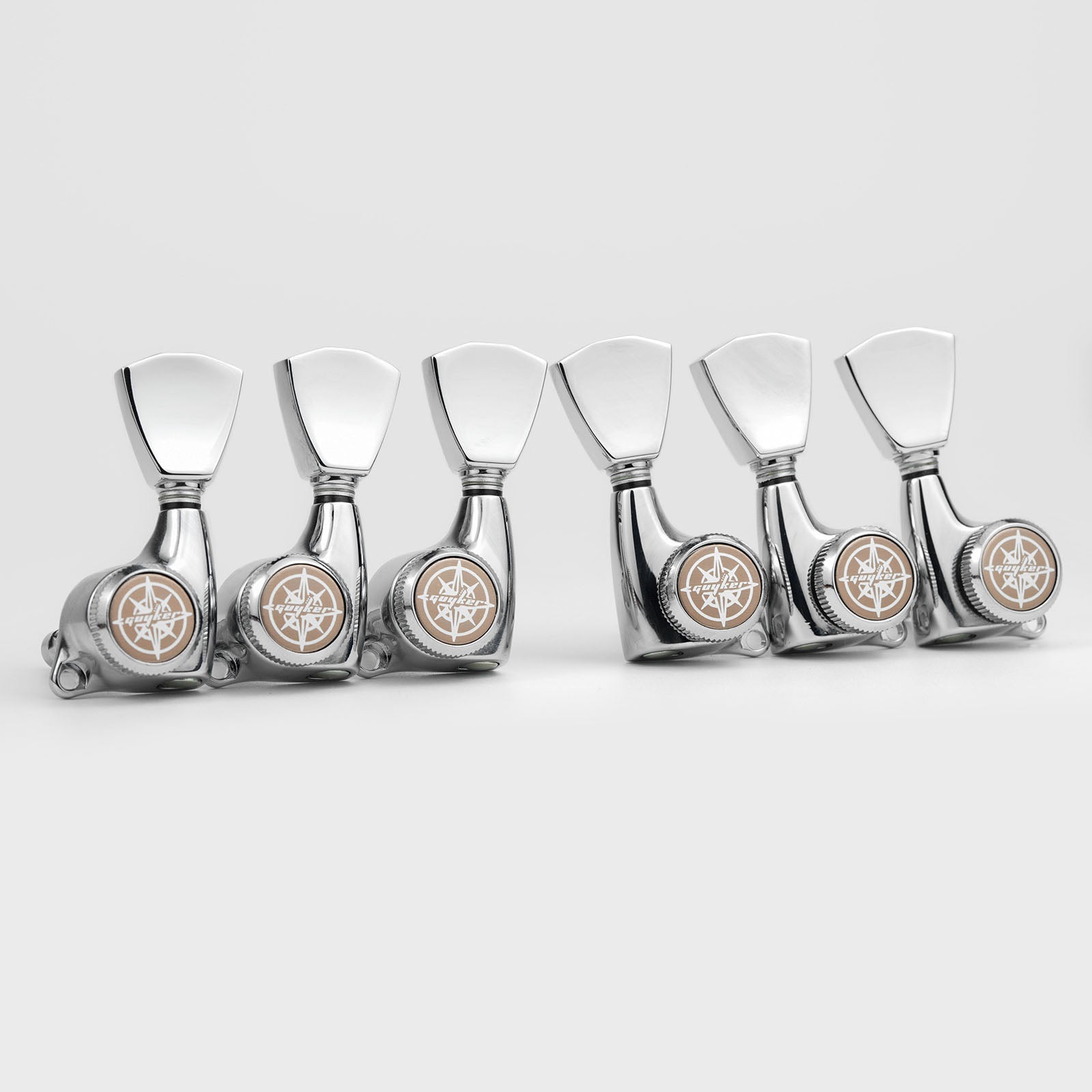 Guyker GK-510D4SP Locking Tuners with 1:21 Gear Ratio for LP and SG Electric Guitars