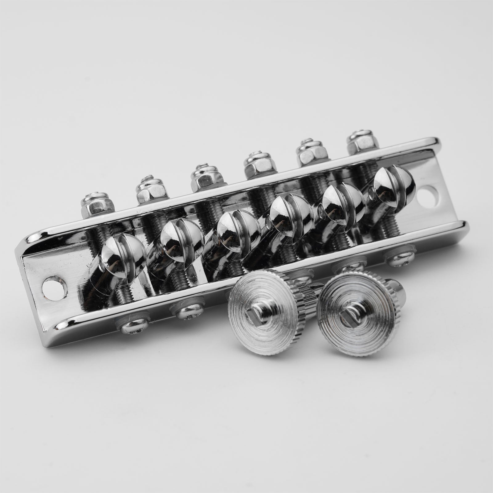 Puente de rodillos para guitarra de 6 cuerdas Guyker GM018B estilo Mosrite