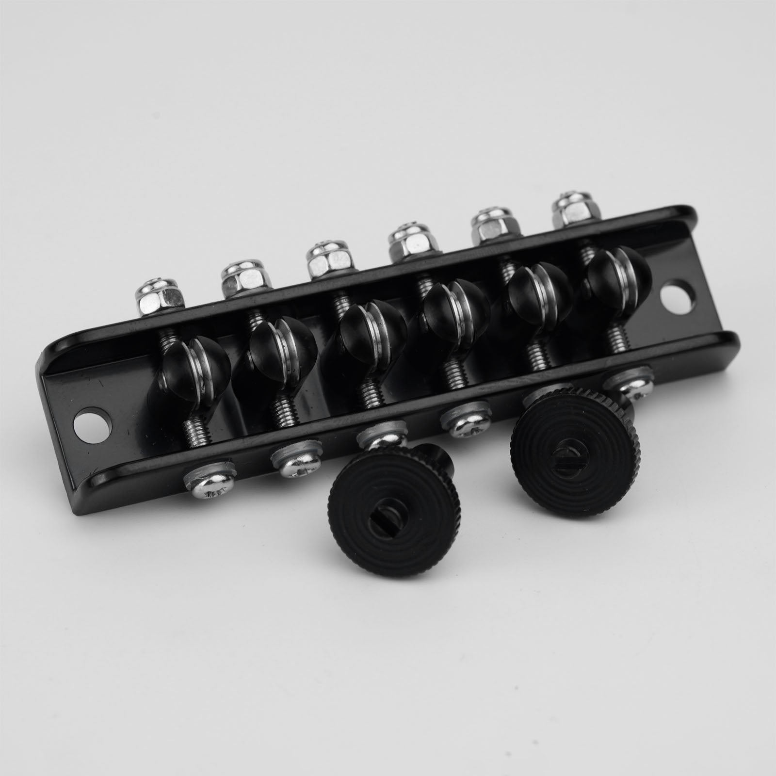 Puente de rodillos para guitarra de 6 cuerdas Guyker GM018B estilo Mosrite