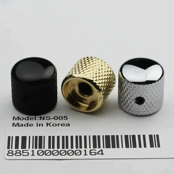 Dome Metal Control Knob Dia. 6mm for Electric Guitar & Bass | Guyker