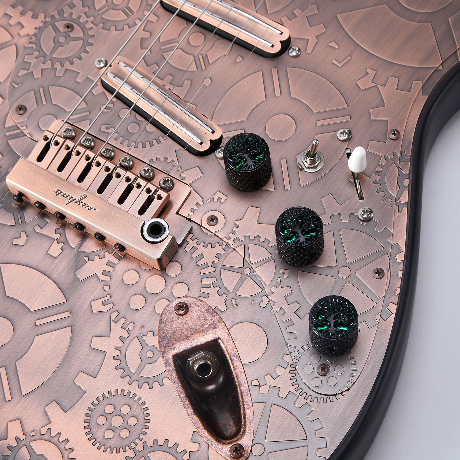 Dome Top Zinc Alloy Control Knobs Dia. 6mm for Guitar & Bass | Guyker