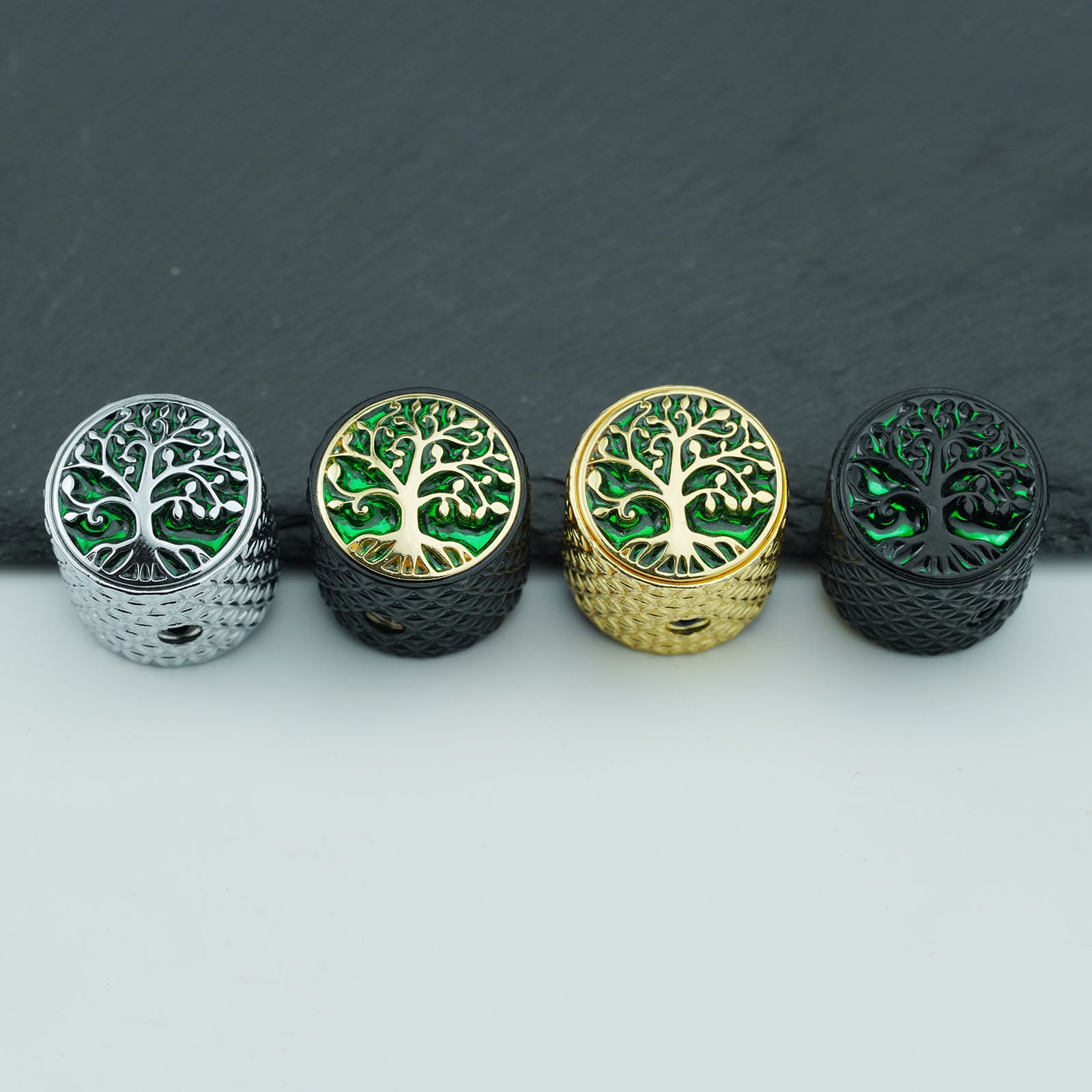 Dome Top Zinc Alloy Control Knobs Dia. 6mm for Guitar & Bass | Guyker