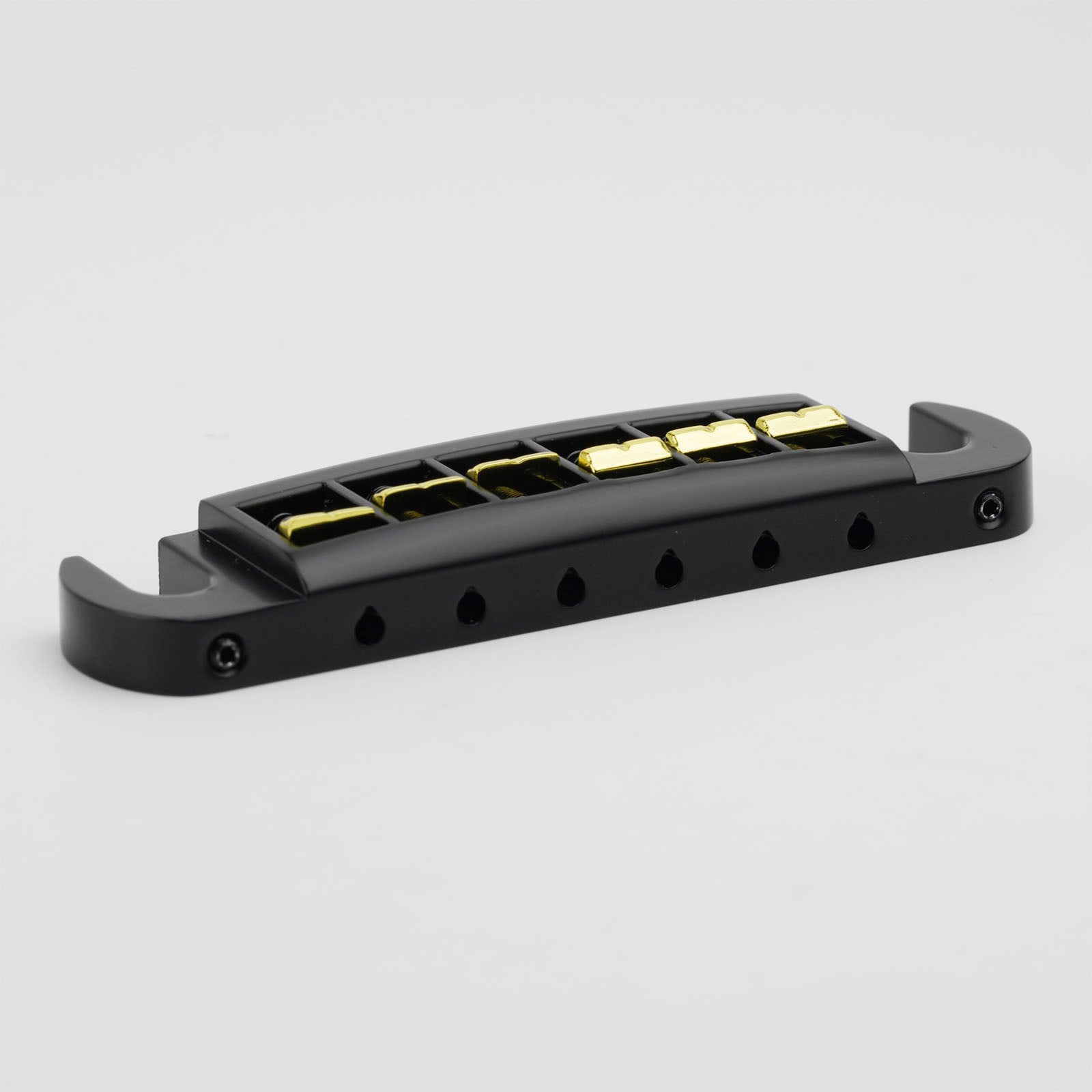 Dual-Tone Adjustable Wraparound Bridge Tailpiece for Les Paul & SG Guitars Guyker