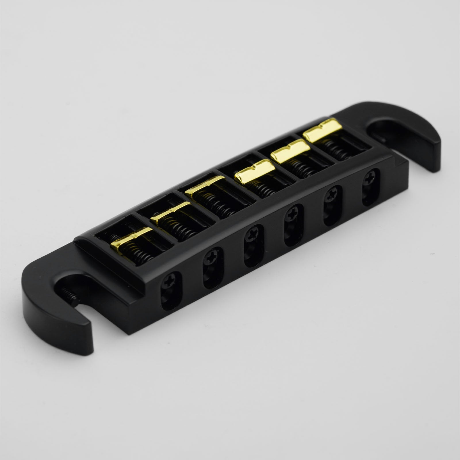 Dual-Tone Adjustable Wraparound Bridge Tailpiece for Les Paul & SG Guitars Guyker