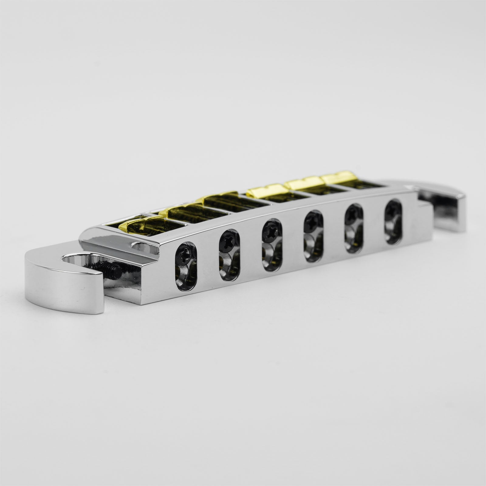Dual-Tone Adjustable Wraparound Bridge Tailpiece for Les Paul & SG Guitars Guyker