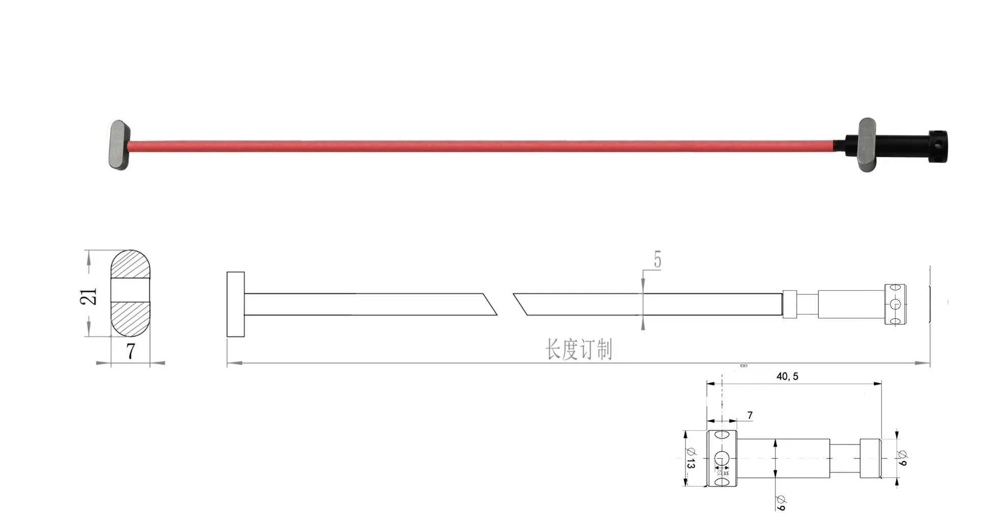 Dual Acting Steel Truss Rod for Electric Guitars | Guyker