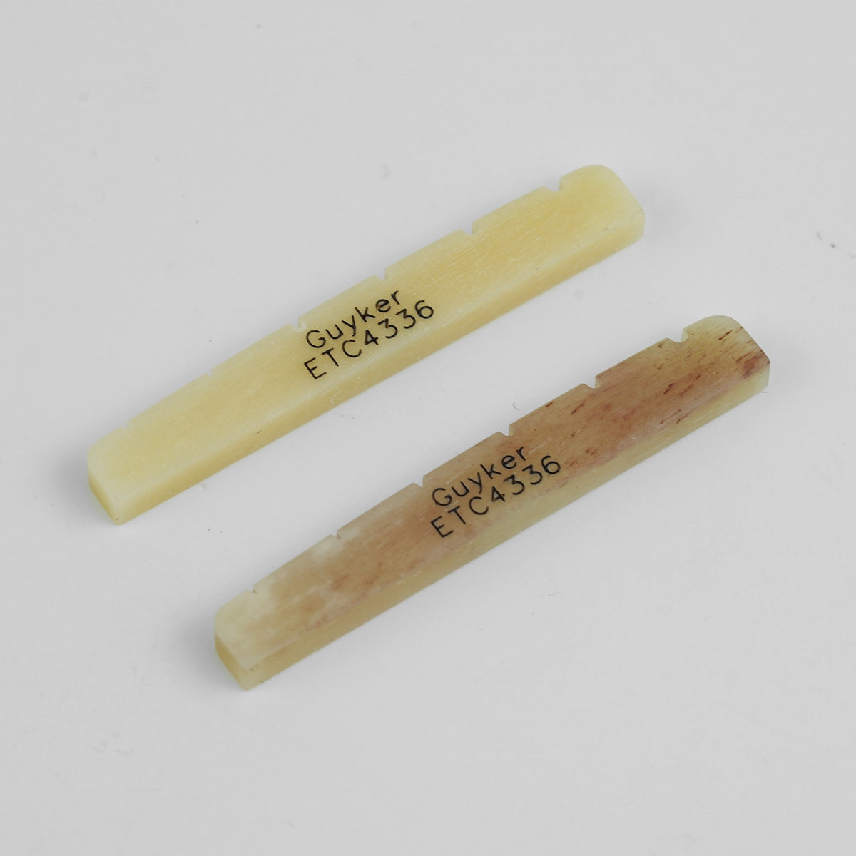 Guyker Camel Bone Pre-Slotted Guitar Nuts for Electric Guitar