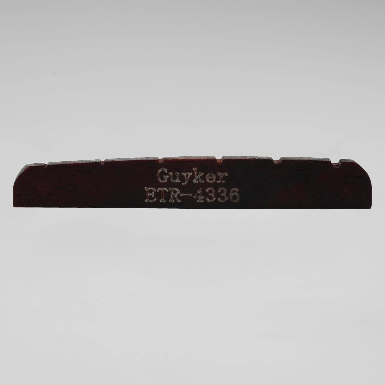 Guyker Red Bone Guitar Nut Pre-Slotted Flat Bottom for 6-String Electric Guitar