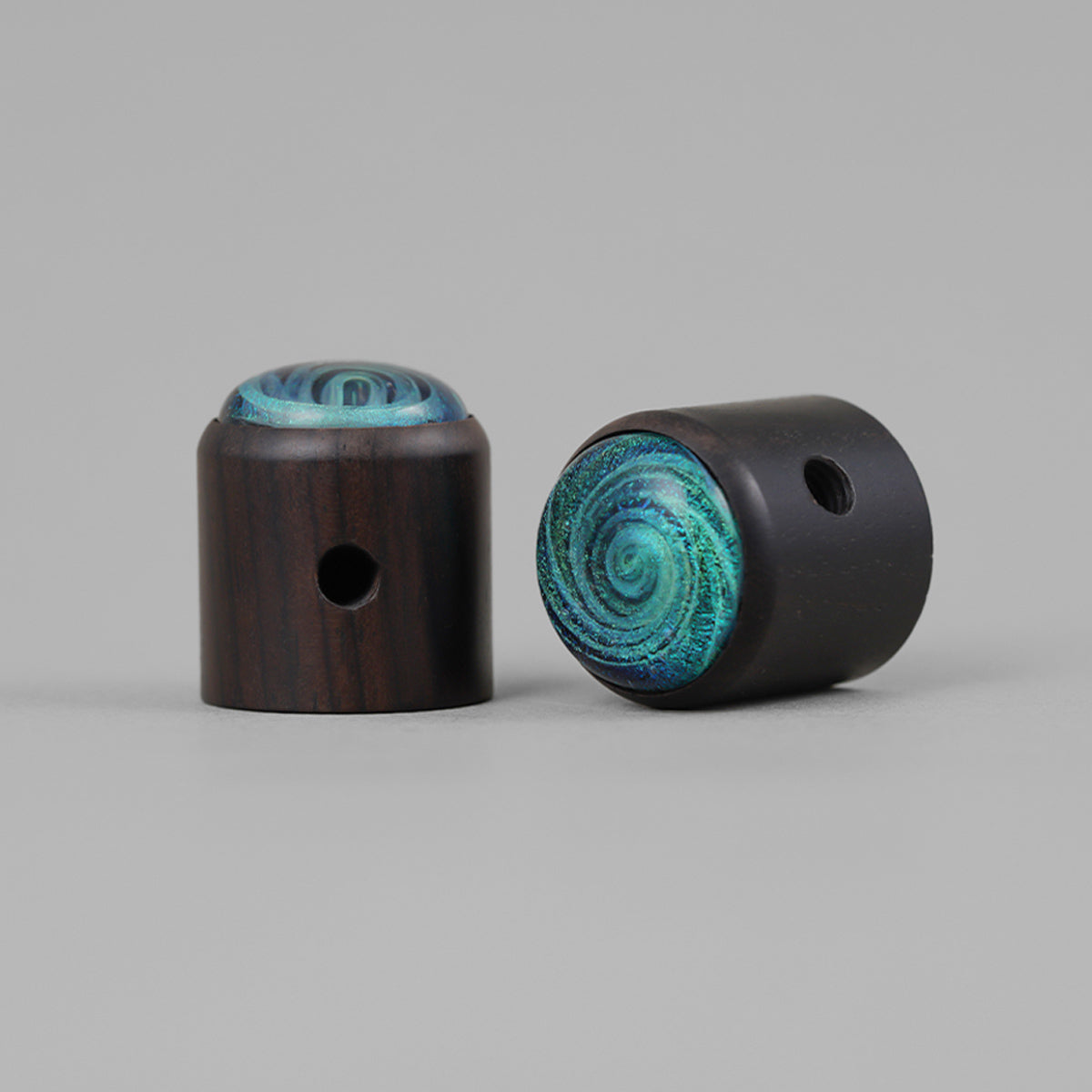 Ebony Potentiometer Knob with Starry Sky Surface Dia. 6mm for Guitar & Bass | Guyker