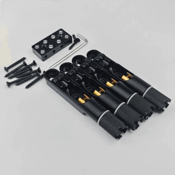 Electric Bass Bridge Stainless Steel Single String Fan Bridge Guyker