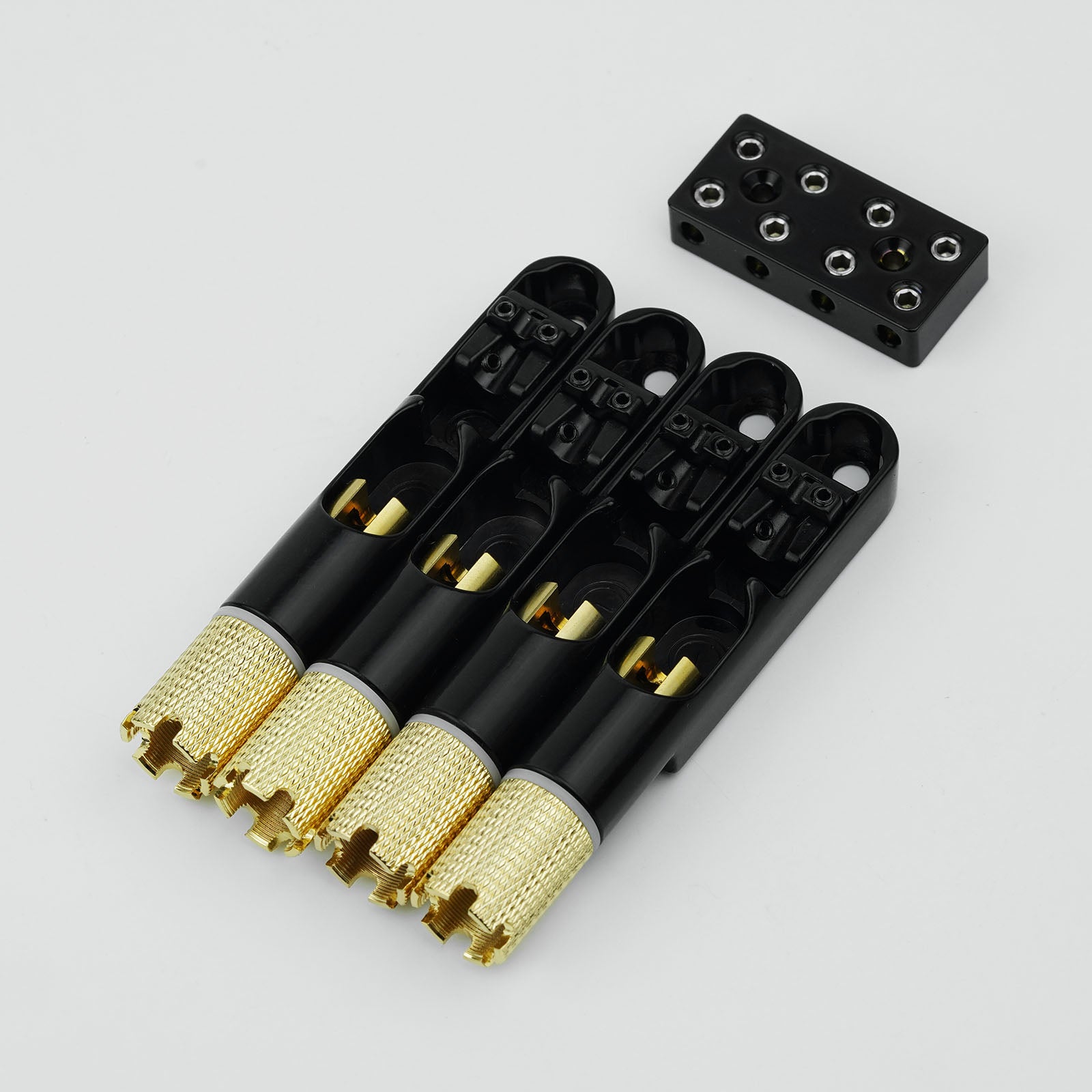 Electric Bass Bridge Stainless Steel Single String Fan Bridge Guyker